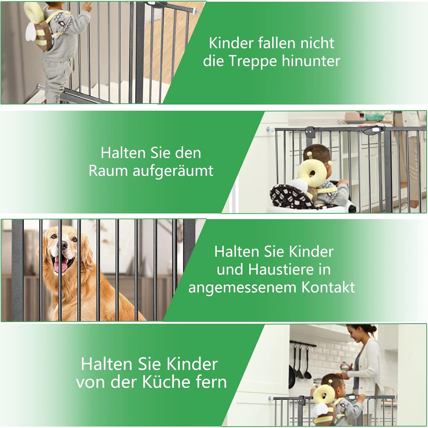 Thumbnail 3 de UISEBRT Treppenschutzgitter 95 bis 105 cm