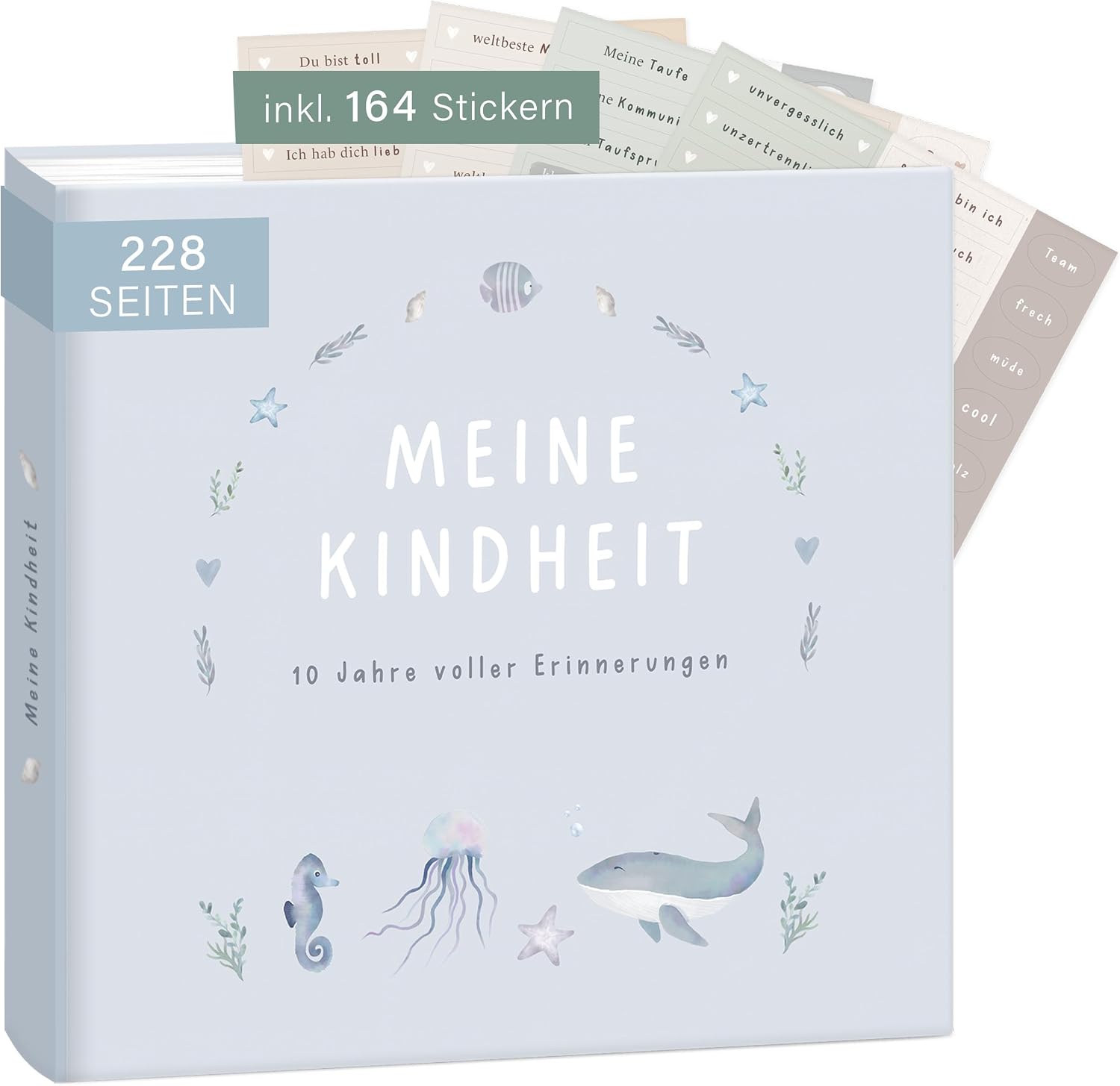 Detalle de mintkind Erinnerungsalbum Kindheit Blau