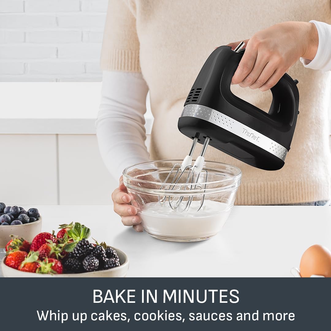 Detalle 2 de Tefal HT2118G0 Black Collection Compact Hand Mixer