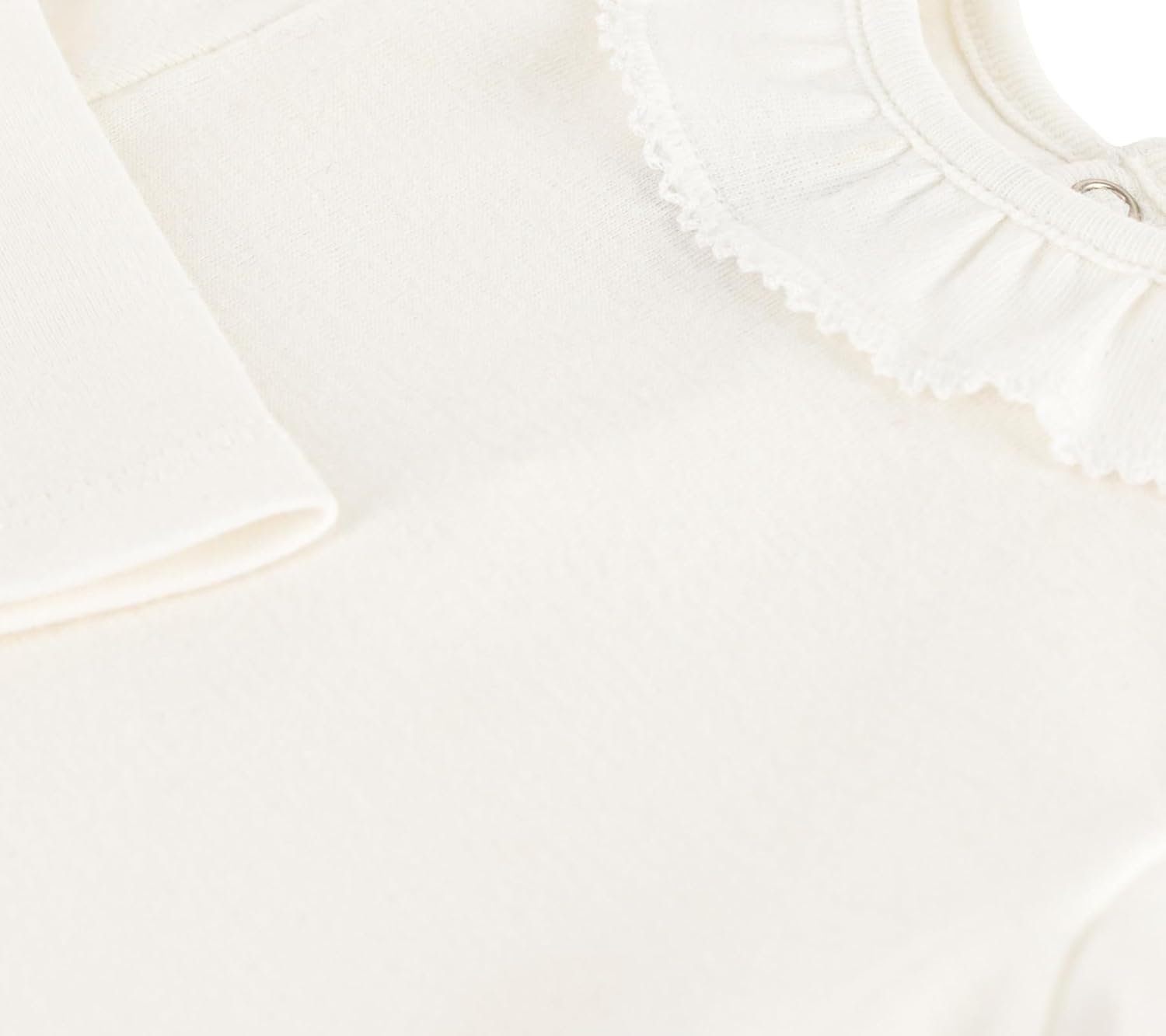 Thumbnail 3 de Body Petit Bateau A05Q1 con colletto e maniche lunghe per bimba 0-24 mesi