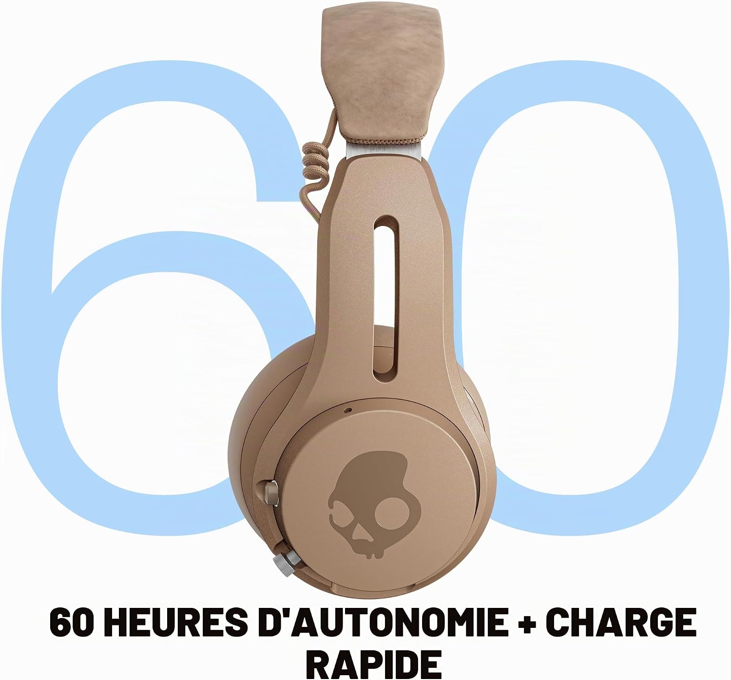 Detalle de Casque Skullcandy Icon ANC Wireless on‑Ear avec ANC, IPX4 et jusqu’à 60 h d’autonomie