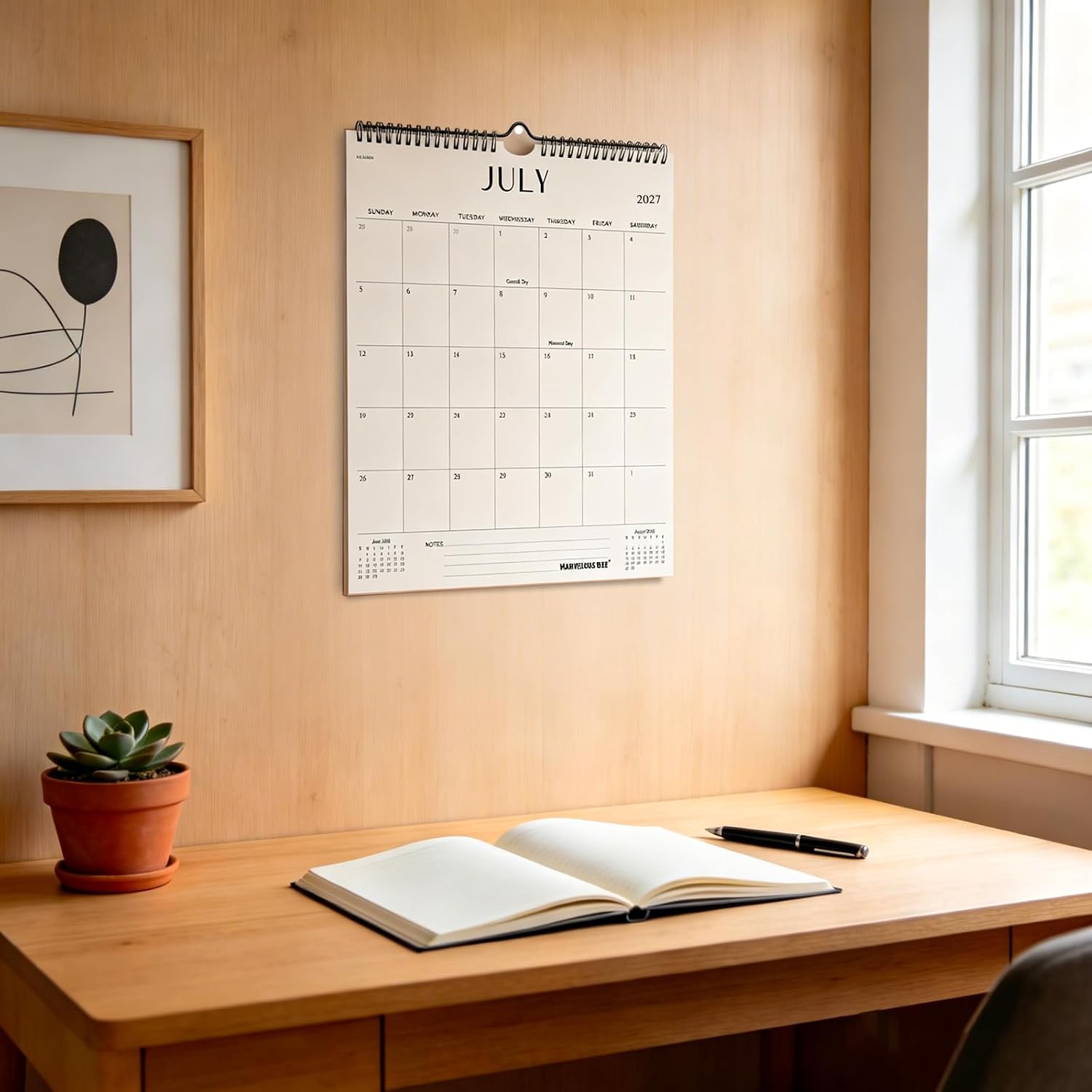 Thumbnail 4 de Wall Calendar 2027–2028