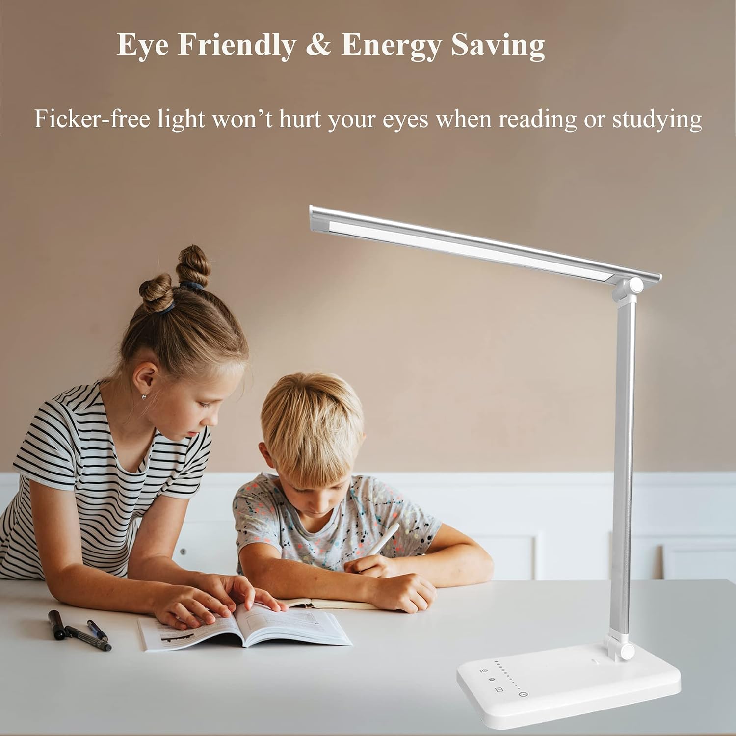 Detalle de Qualore Desk Lamp 45‑min timer — LED table lamp