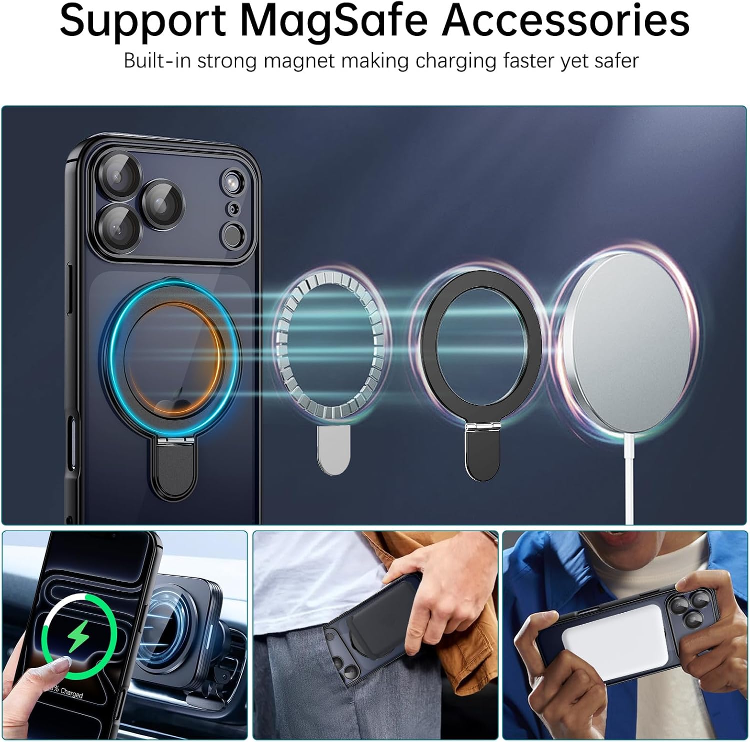 Thumbnail 4 de BENTOBEN Magnetic Case for iPhone 17 Pro
