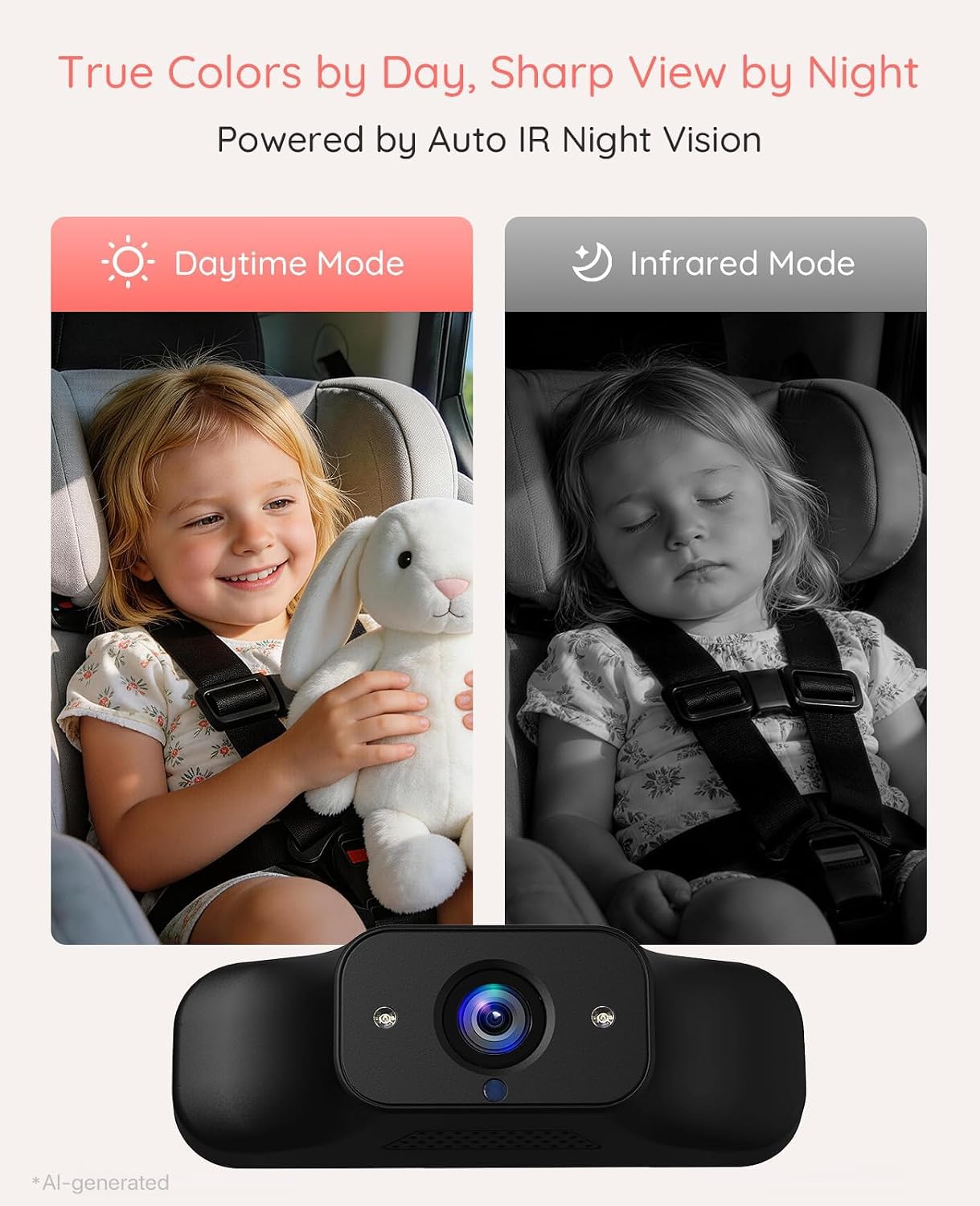 Detalle de LUCKVIEW Baby Car Camera BM1