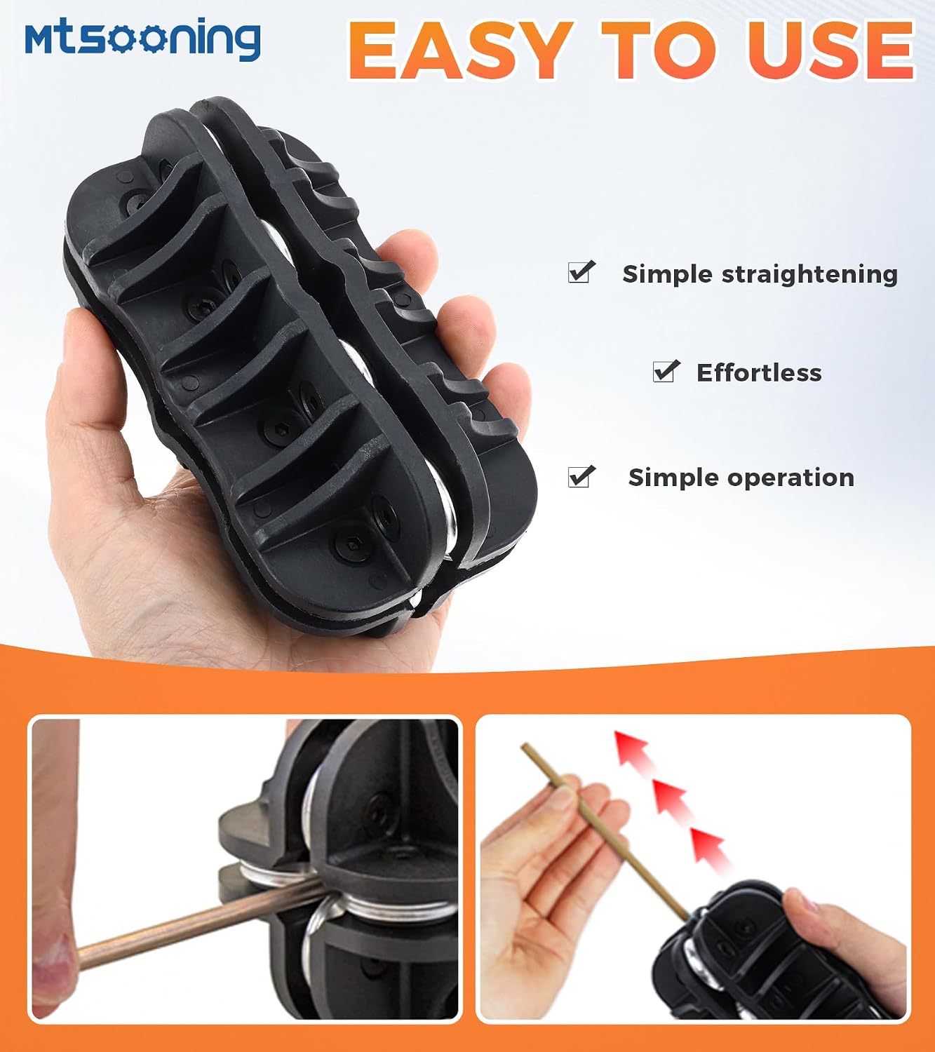 Detalle de Handheld Tubing Straightener for 3/16-Inch Tubing