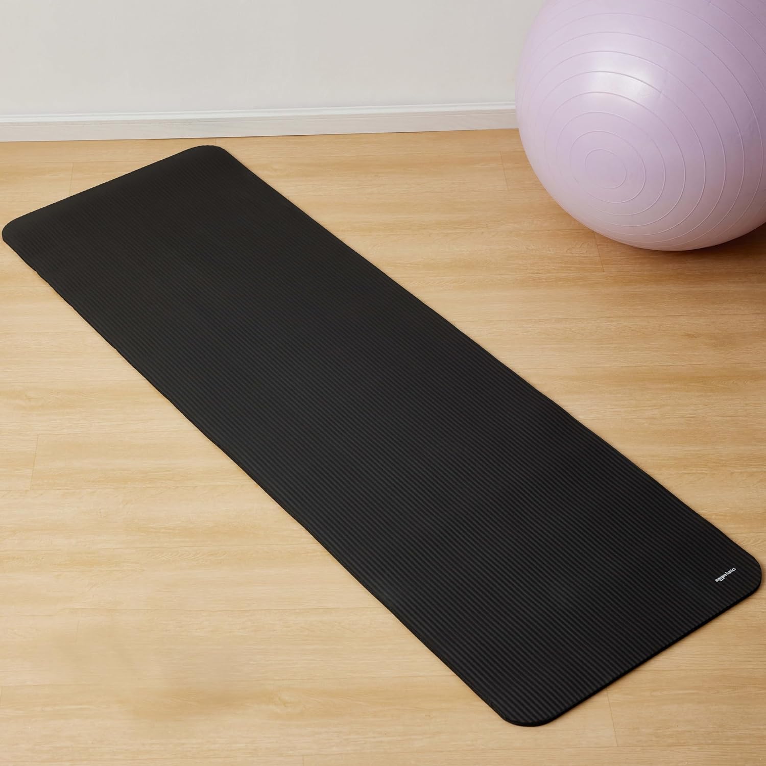 Thumbnail 6 de Amazon Basics tappetino da yoga extra spesso 183 x 61 cm, antiscivolo, nero