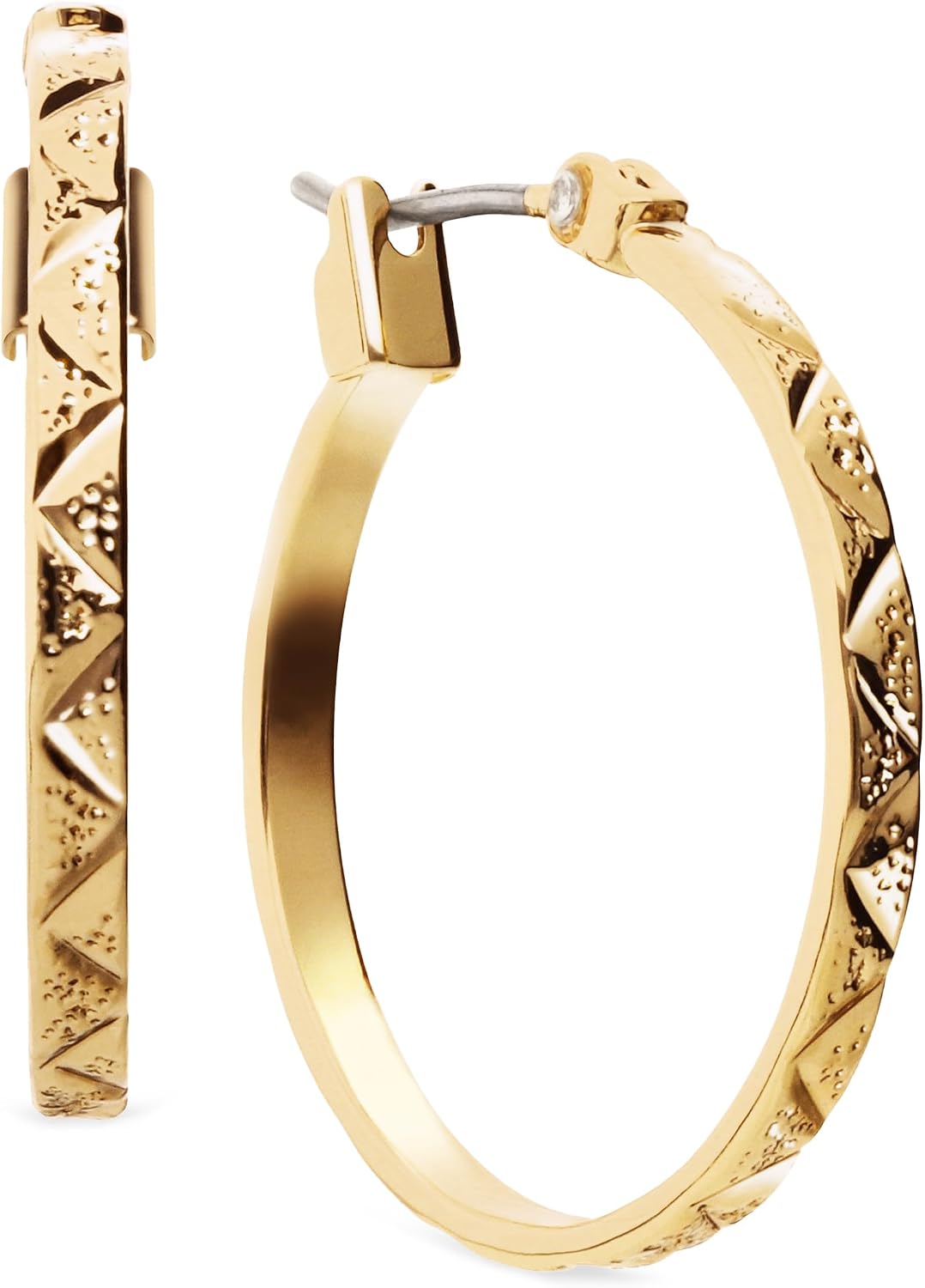 Detalle de Anne Klein Hoop Earrings, 0.88-Inch