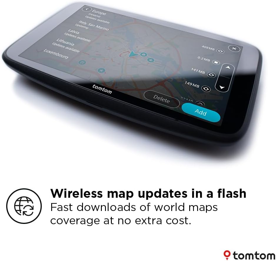 Thumbnail 6 de TomTom GO Superior car sat nav with 7-inch display, Wi‑Fi updates, traffic and speed camera alerts