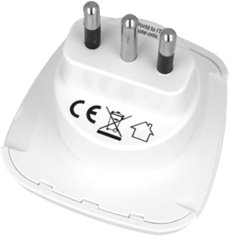 Thumbnail 5 de 2 Pezzi Adattatore Universale da Viaggio Italia – Convertitore Da UK/USA/Cina a Spina Italiana 10A con USB-C
