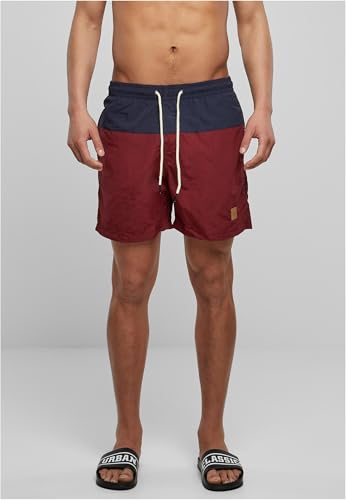 Detalle 2 de URBAN CLASSICS Bañador para Hombre Estilo Moderno – Bermudas cortos de secado rápido (XS-5XL)