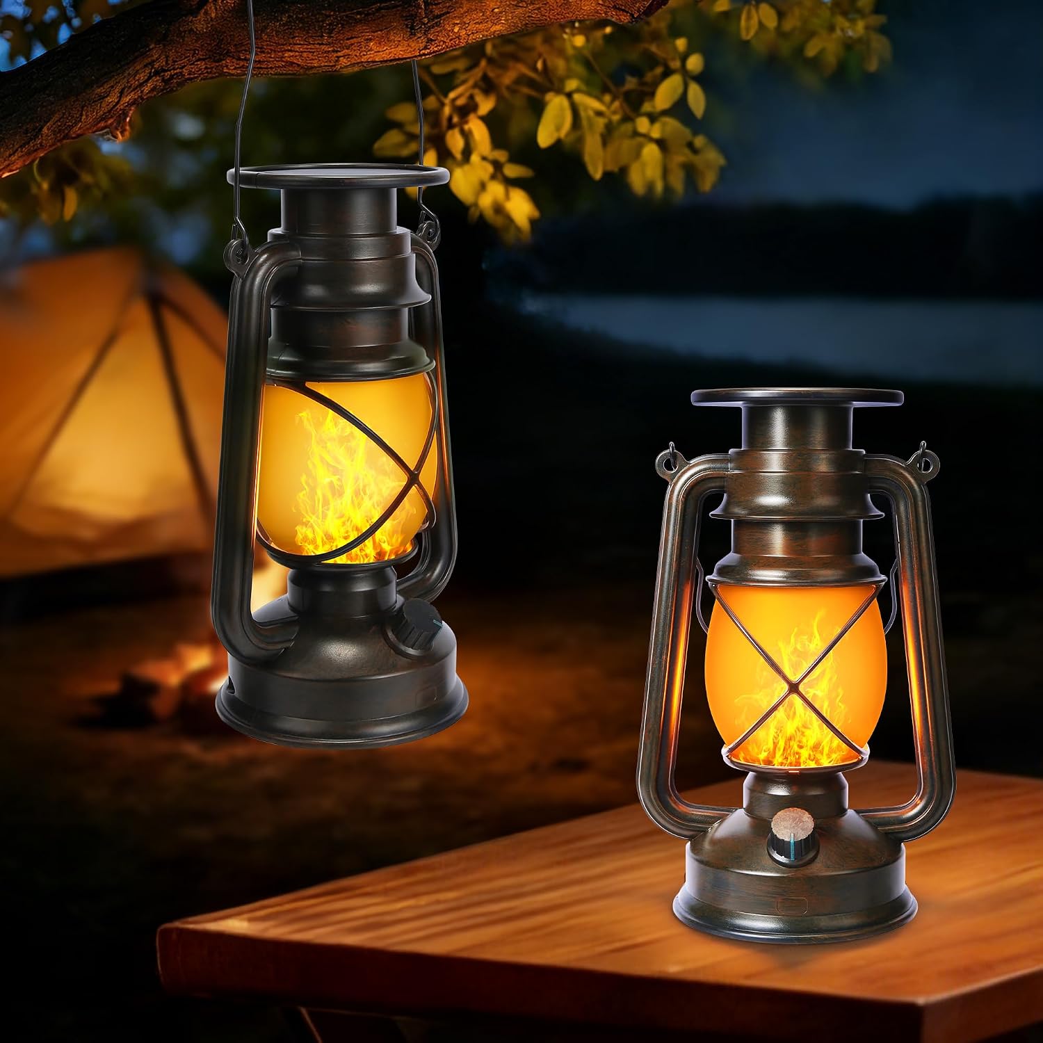 Detalle de Toodour Solar Lantern, 6 x 10 in.