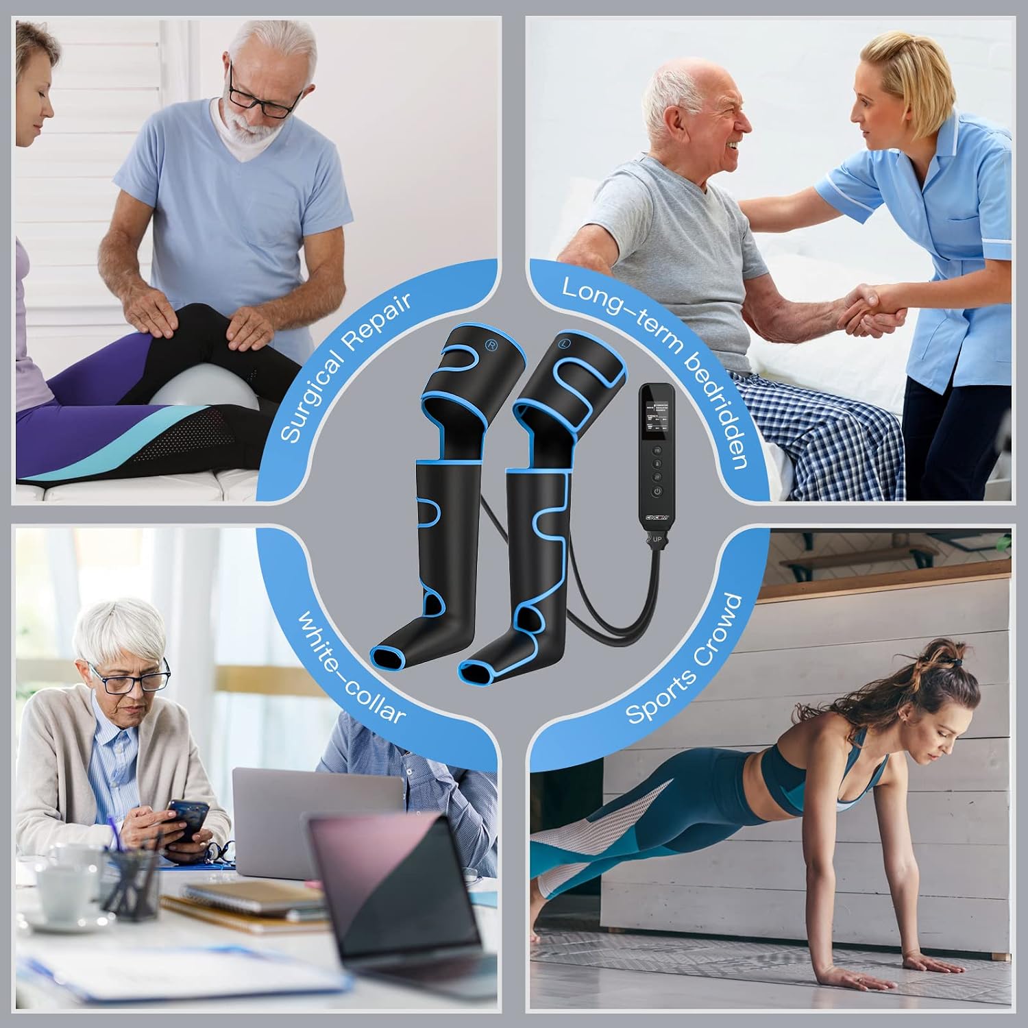 Thumbnail 6 de CINCOM Leg Massager with Heat and Compression