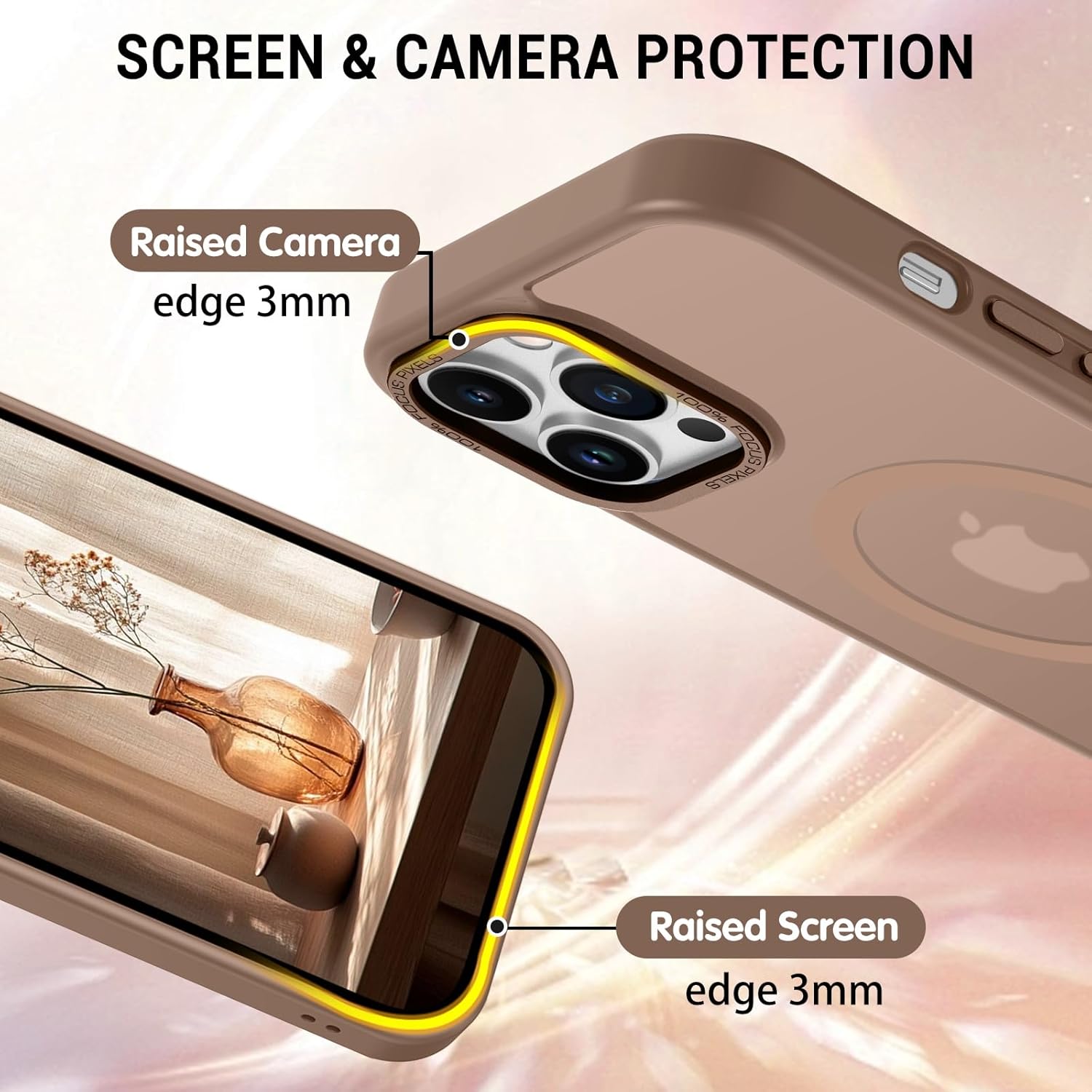 Thumbnail 5 de GaoBao Magnetic Case for iPhone 14 Pro Max – Slim, Translucent Matte Back with MagSafe Compatibility