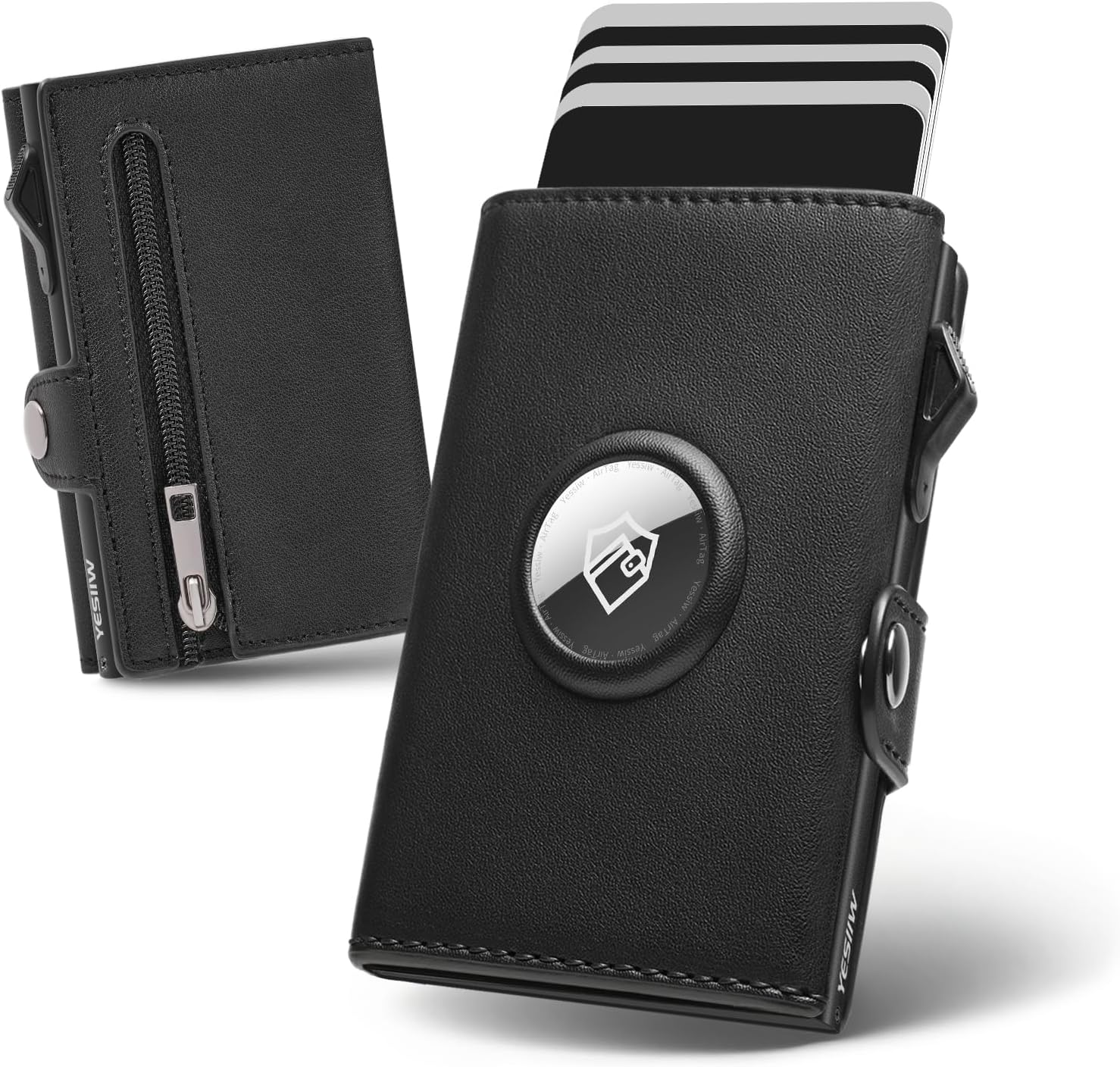 Detalle de YESIIW Slim Wallet Herren RFID