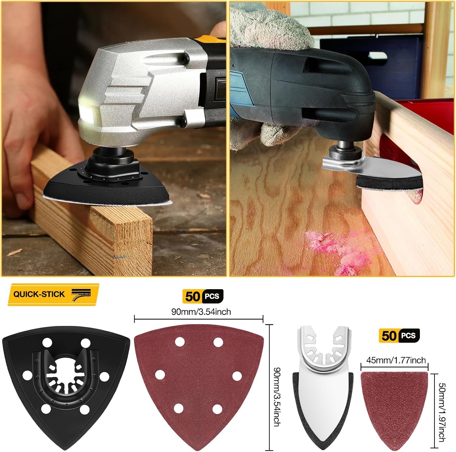 Detalle 2 de 134 Piece oscillating saw blades set