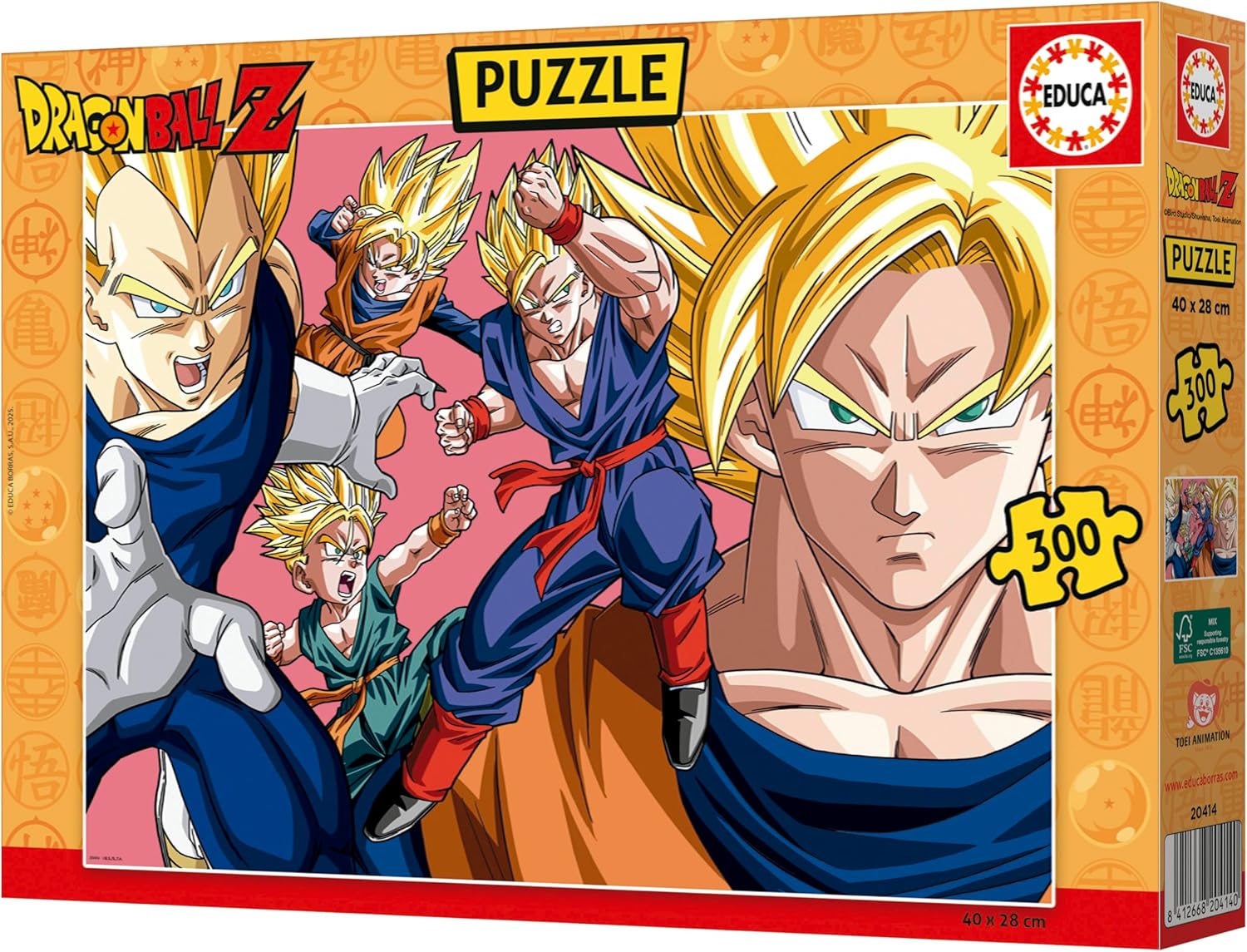 Thumbnail 3 de Educa 300 pezzi Dragon Ball DBZ 20414, puzzle multicolore per bambini