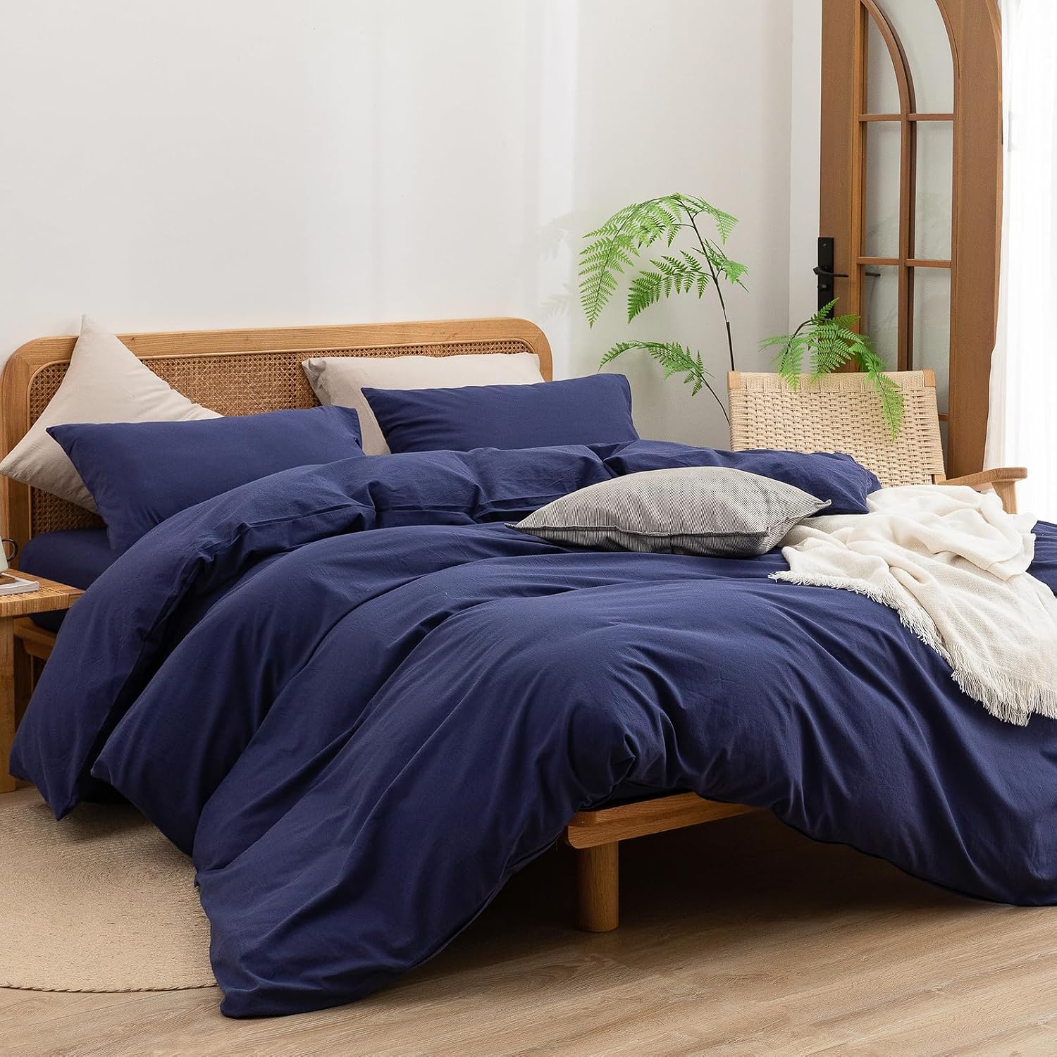 Detalle 2 de BESTOUCH Duvet Cover Set Full 80x90 in