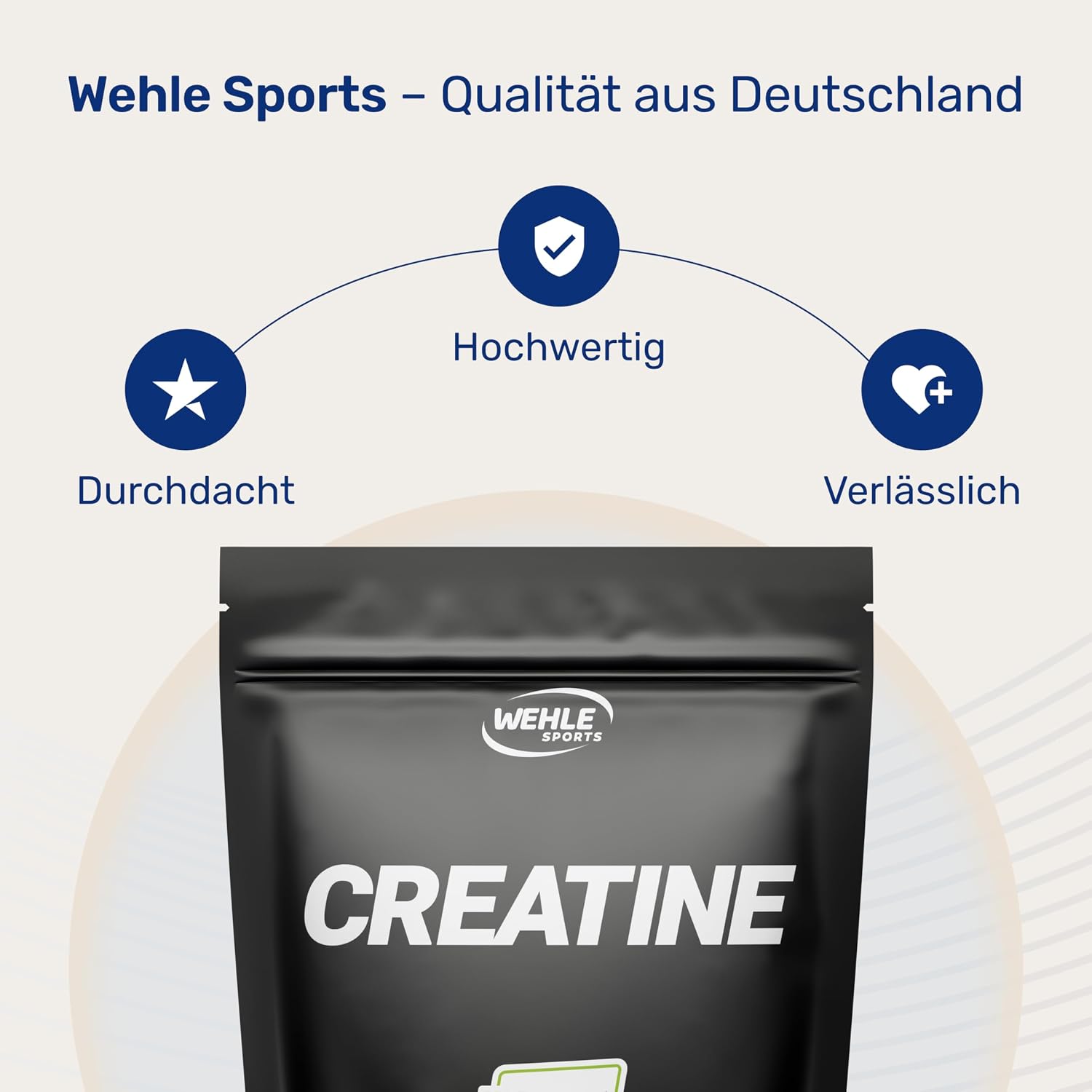 Detalle 2 de Creapure® Creatine Monohydrat Pulver 500 g – Hochdosiert, vegan, in Deutschland abgefüllt