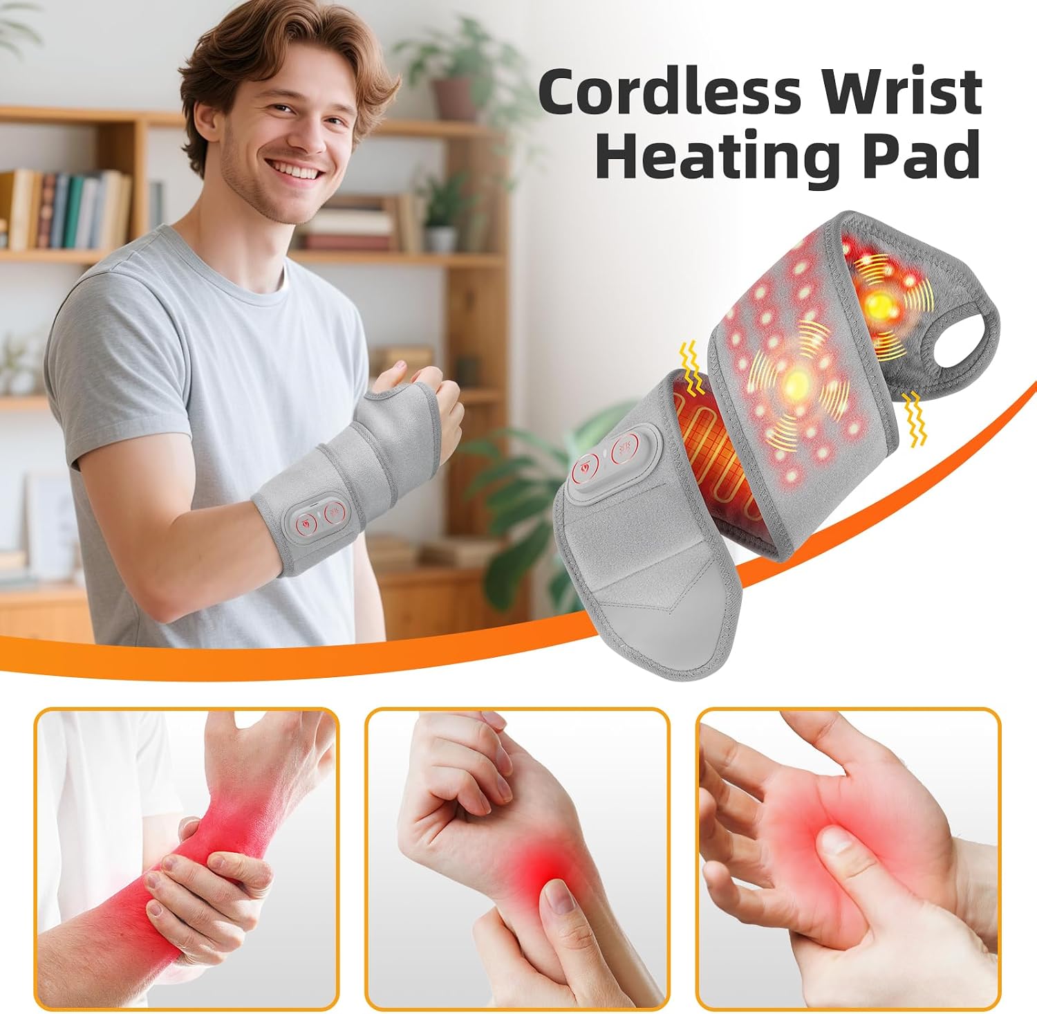 Detalle 2 de Cordless Wrist Heating Pad
