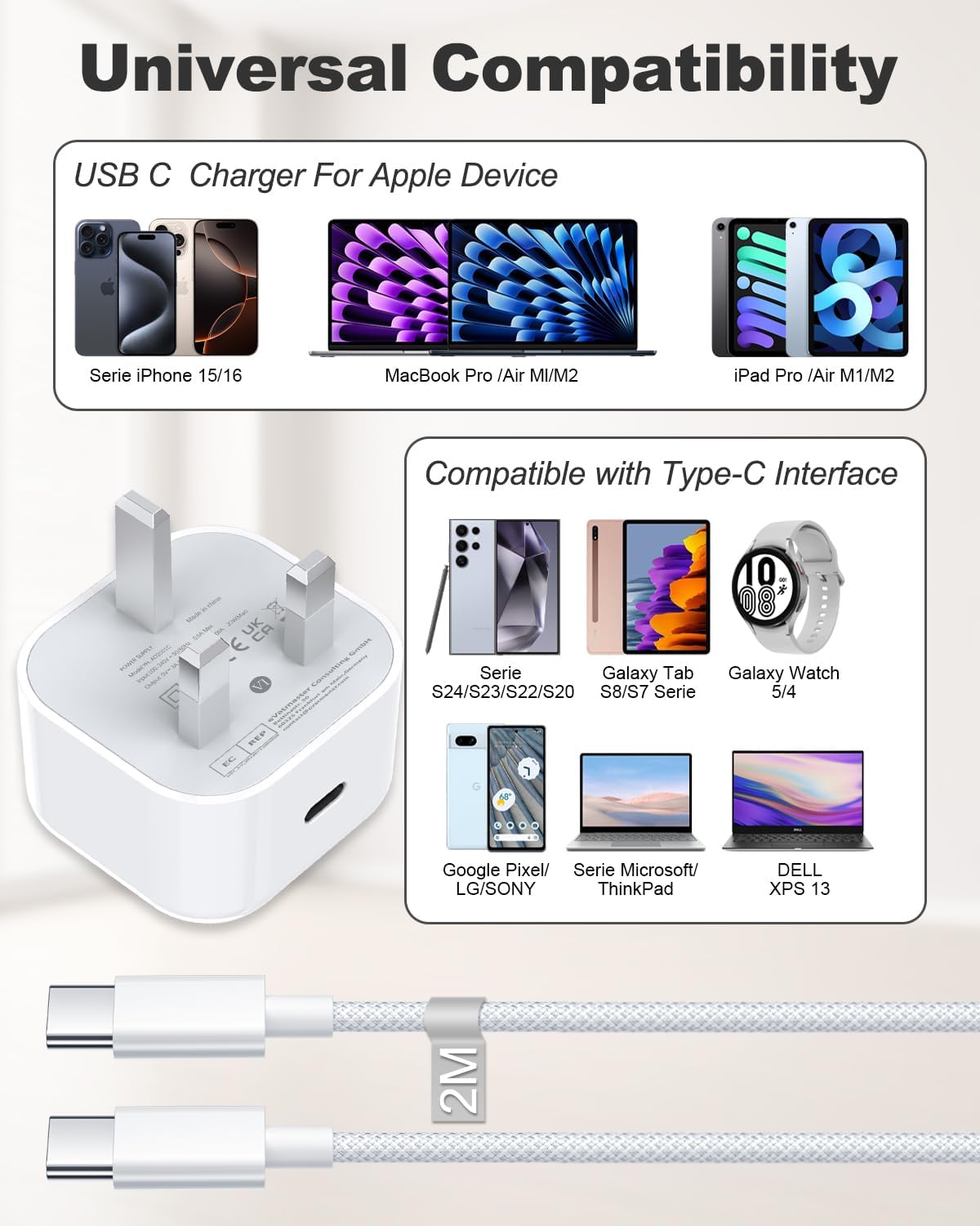 Thumbnail 5 de iPhone 15 16 17 Fast Charger 20W
