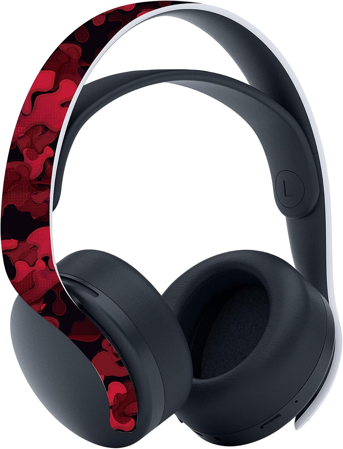 Thumbnail 5 de PlayVital Black Red Camouflage Full Set Skin Decal for PS5 Console Disc Edition