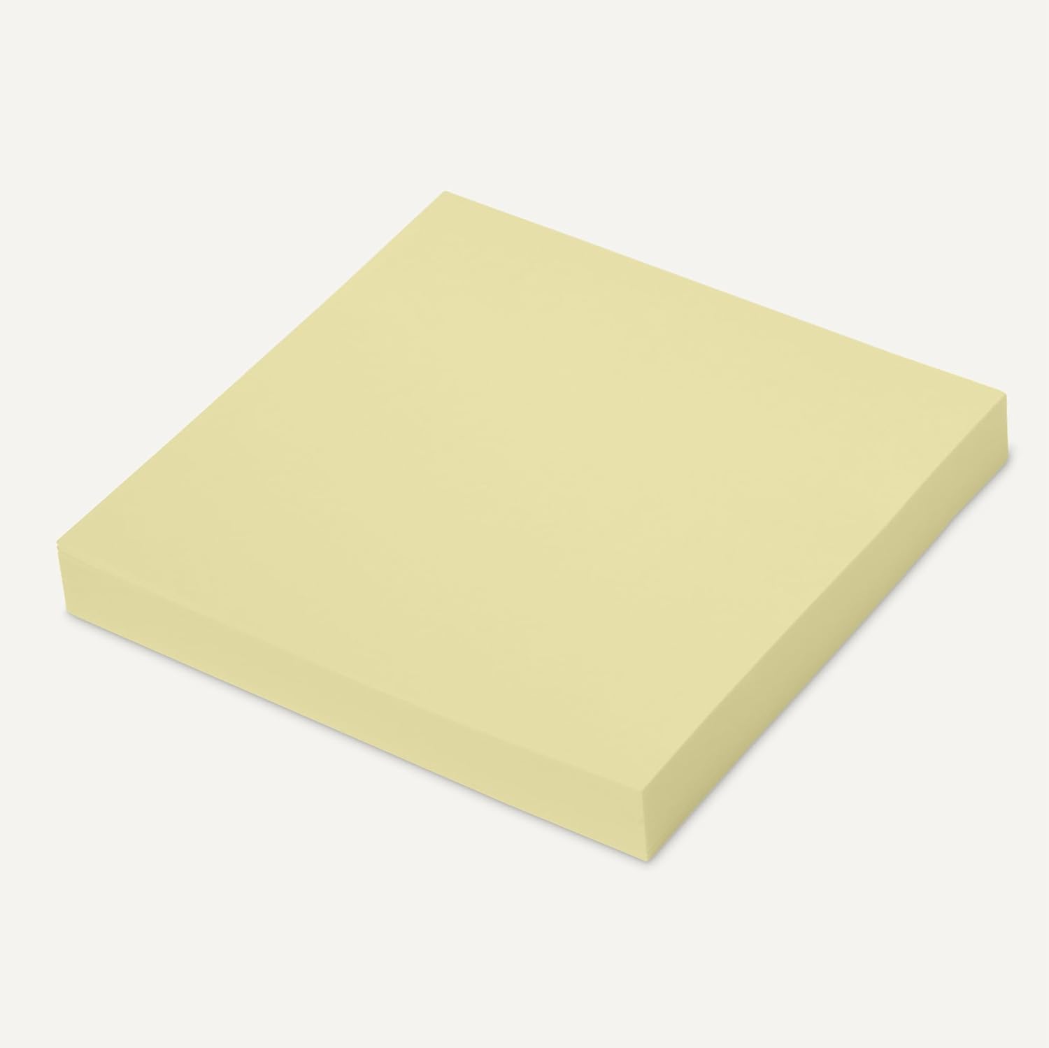 Detalle de Amazon Basics Quadratisch Haftnotizen – 7,6 x 7,6 cm, gelb, 18er-Pack
