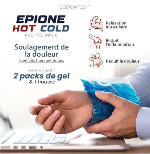 Thumbnail 1 de Poche de gel Remedy de Boston Tech — coussin thermique froid et chaud, 2 compresses + housse