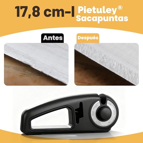 Detalle 2 de Pietuley 7 en 1 Afilador de Cuchillos Profesional: afilado multi‑función para todas las necesidades de la cocina