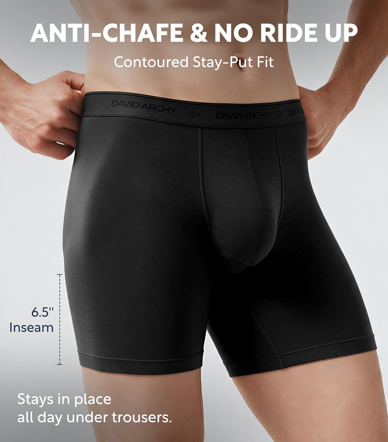 Thumbnail 4 de DAVID ARCHY Boxer Briefs Dual Pouch