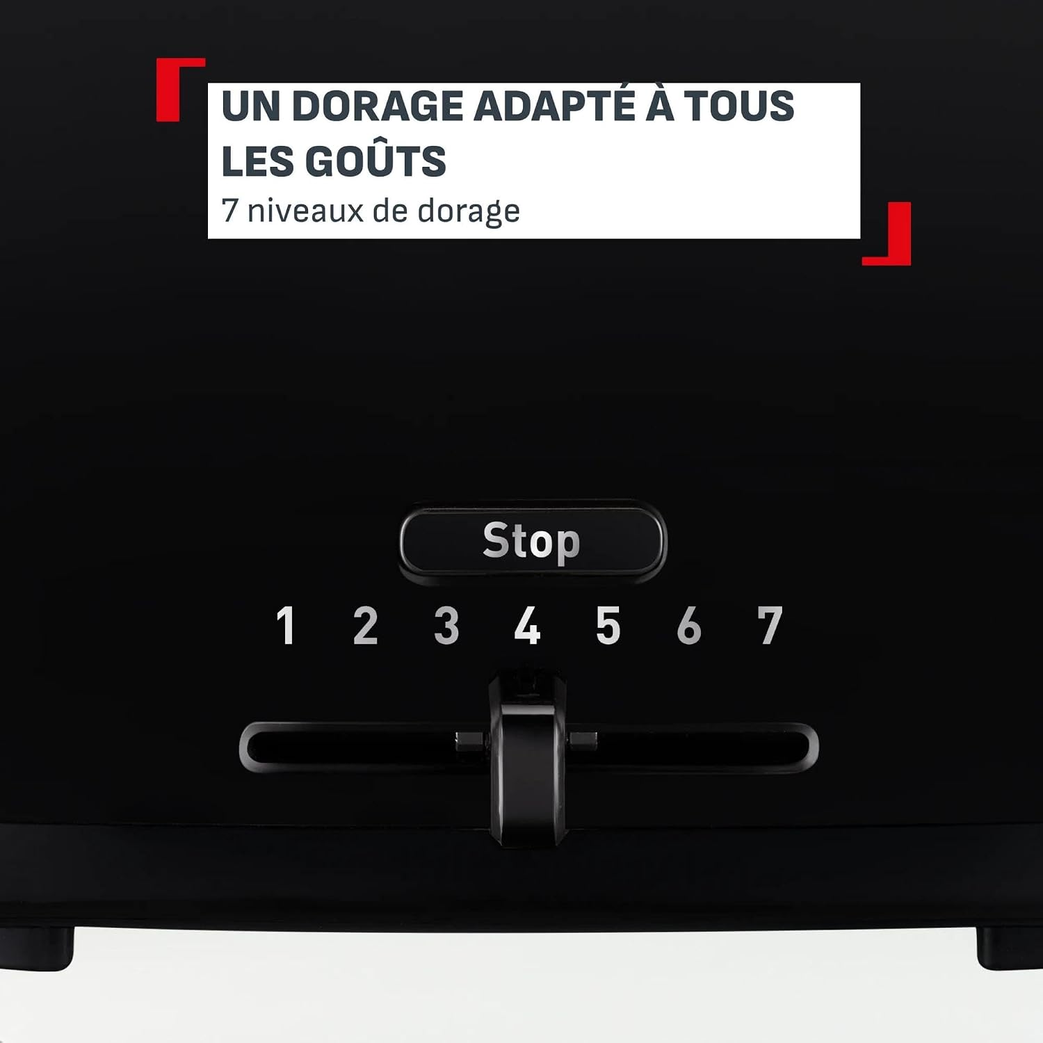 Detalle 2 de Tefal Vita TT1A2810 broodrooster met 2 sleuven en 7 bruiningsniveaus