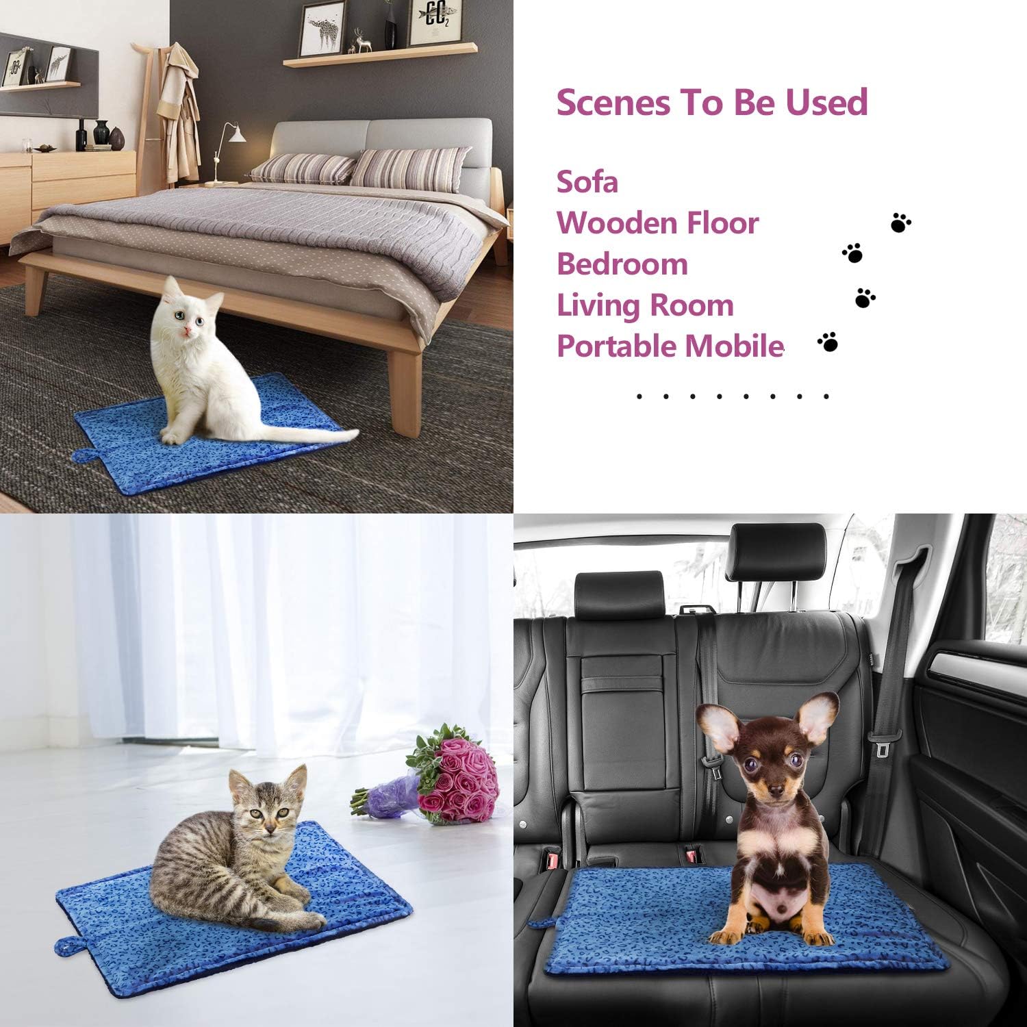 Detalle 2 de MARUNDA Pet Bed Mat 27 x 20 Inches