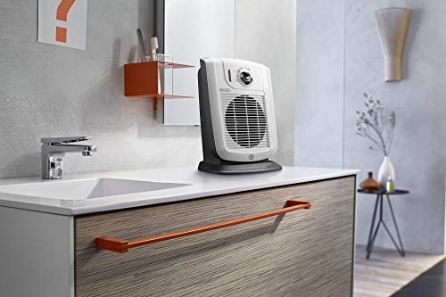 Detalle de De'Longhi HBC 3030 termoventilatore, 2 potenze, ECO-SILENCE e antigoccia