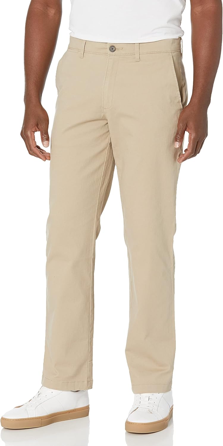 Thumbnail 3 de Amazon Essentials men’s straight-fit casual stretch chino trousers in khaki