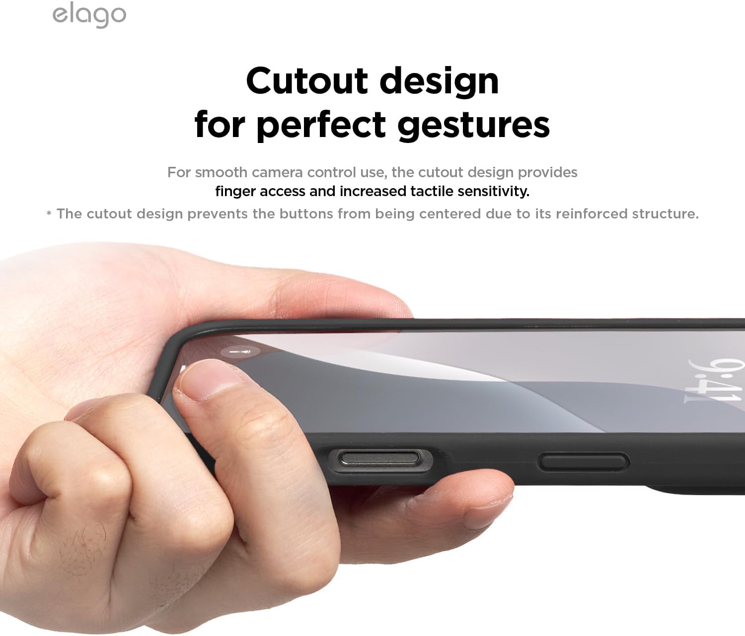Detalle 2 de elago Coque Silicone Liquide Premium pour iPhone 16 – Étui intégral antichoc noir avec doublure microfibre anti-rayures