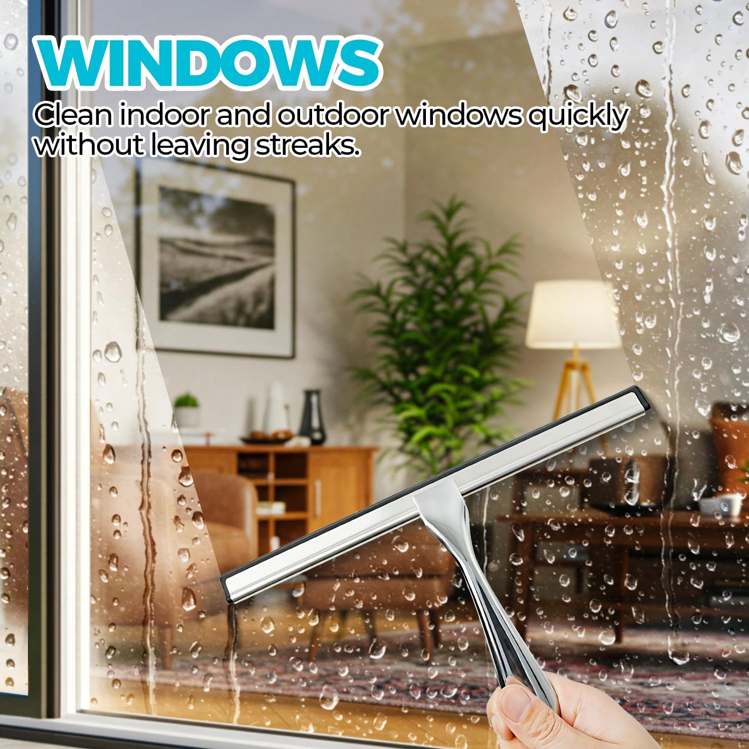 Detalle 1 de ALFLOD Shower Squeegee, 12-Inch