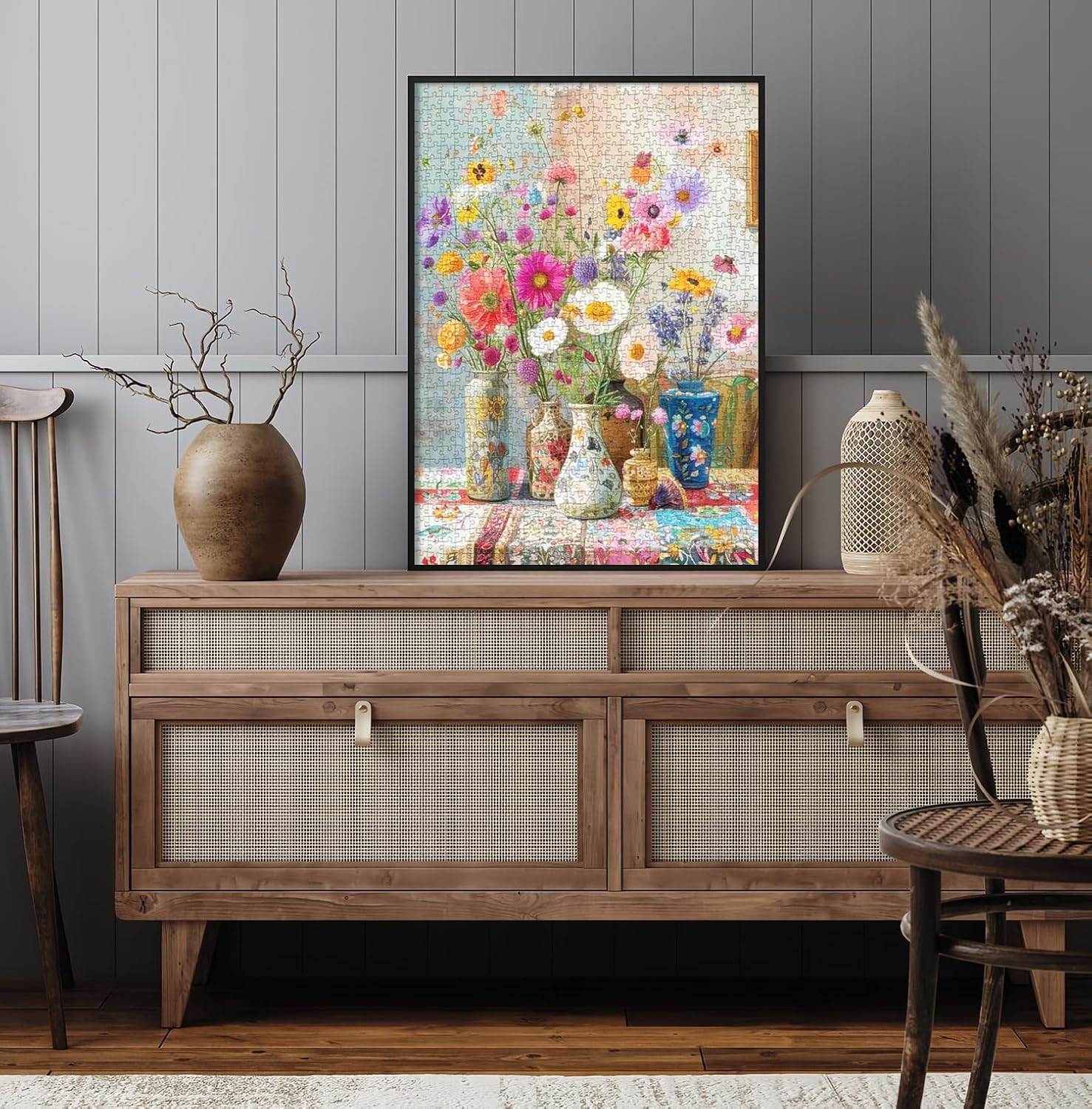Thumbnail 6 de 1000 Piece Jigsaw Puzzle Vase 27.56×19.69in