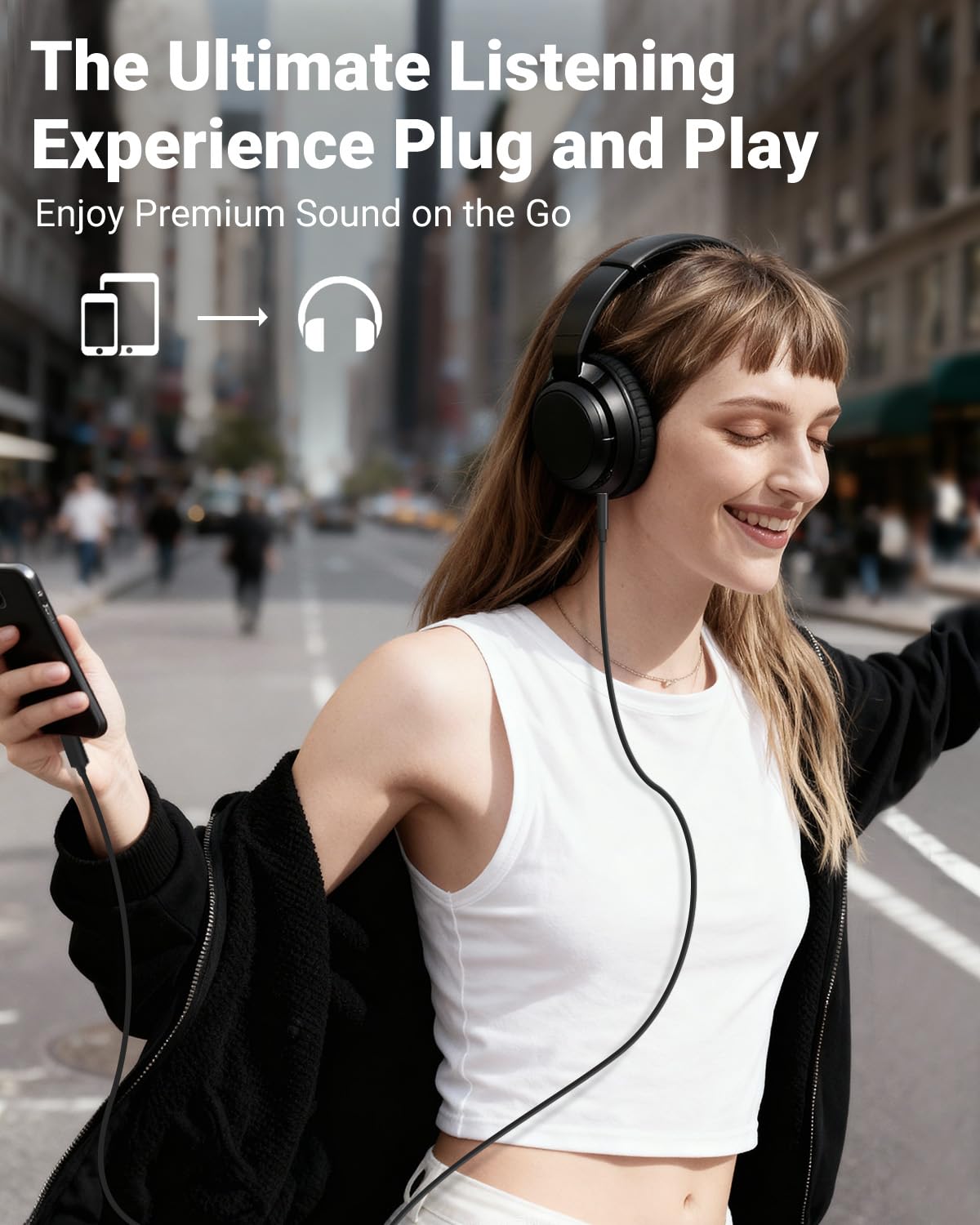 Detalle de Seulliya USB Type-C to 3.5mm Aux Cable: Easy Plug-and-Play Audio for iPhone 17 and More