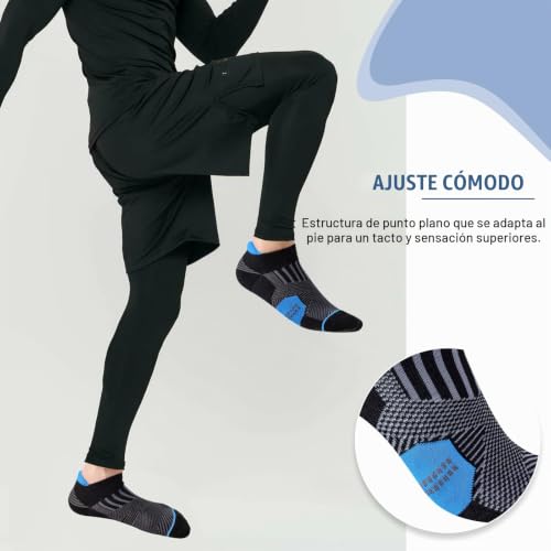 Thumbnail 6 de Niofind Calcetines Tobilleros de Algodón para Hombre y Mujer, 6 pares 43-46