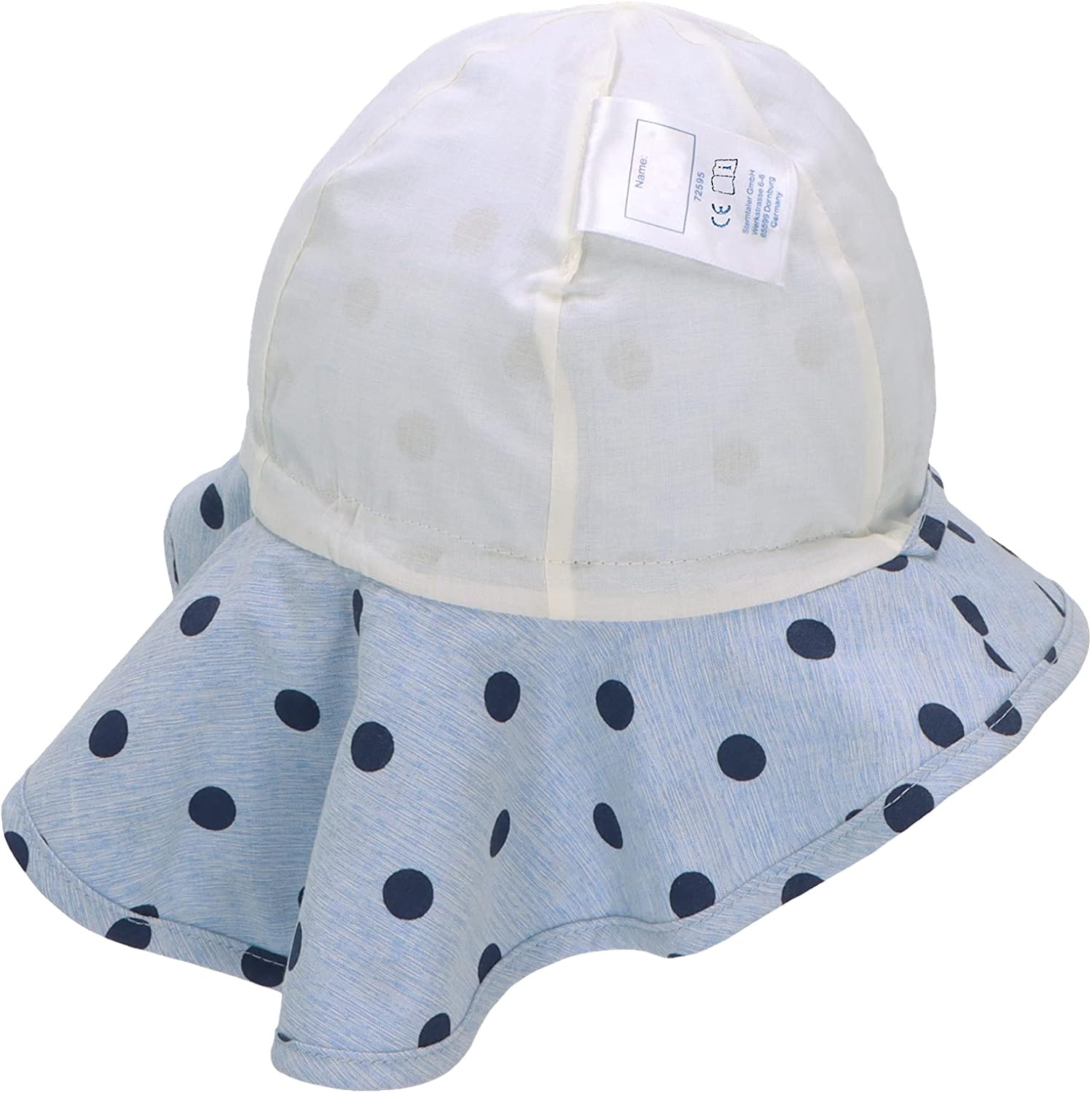 Detalle de Sterntaler UV-Sonnenhut für Babys und Kleinkinder, Himmelblau, Größe 53