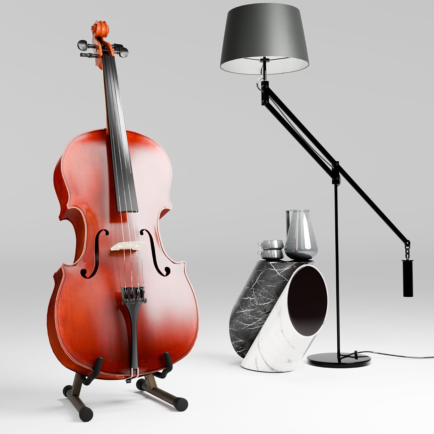 Detalle 2 de DIDA Wooden Guitar Stand, Cello