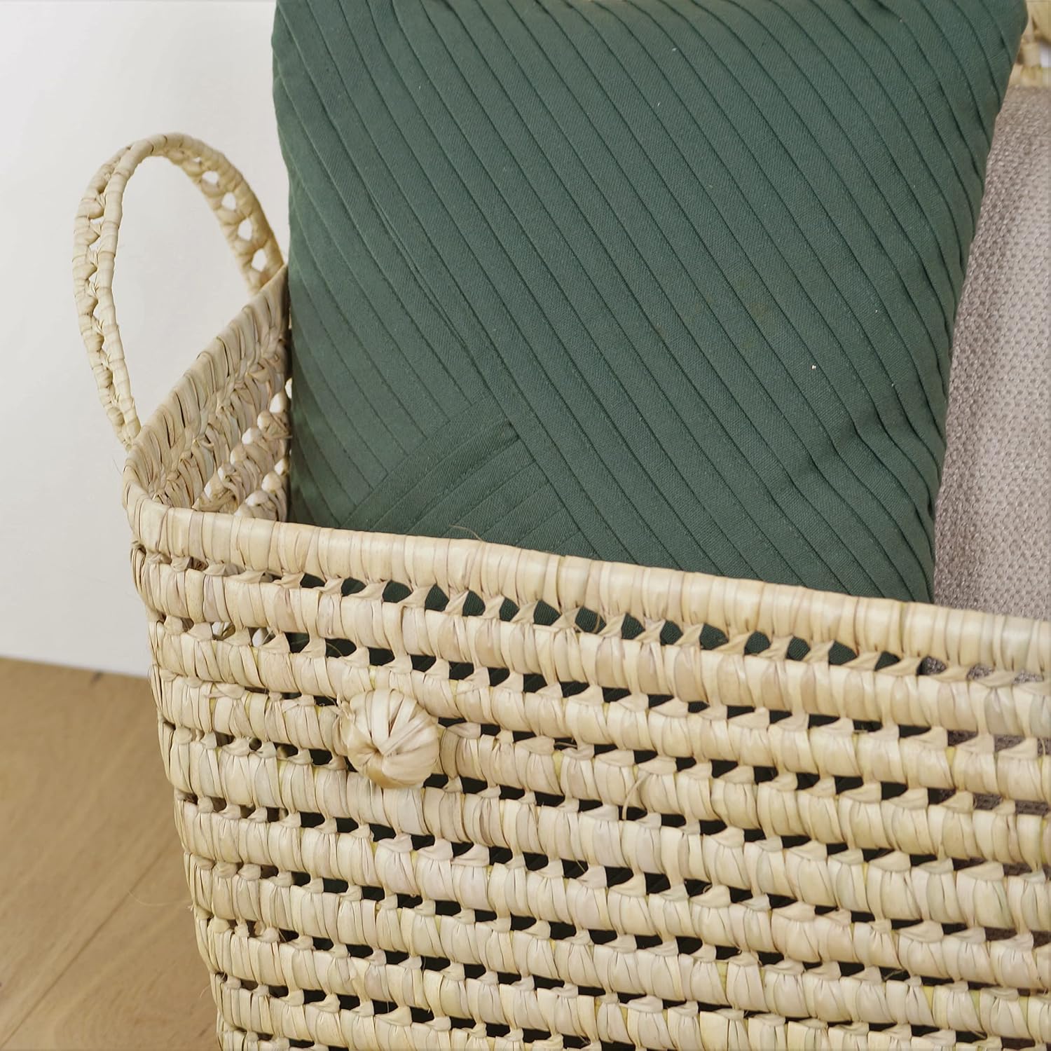 Thumbnail 2 de Bohome Living Coffre et malle de rangement en osier tressé (60 cm + 80 cm) – Bohème Chic