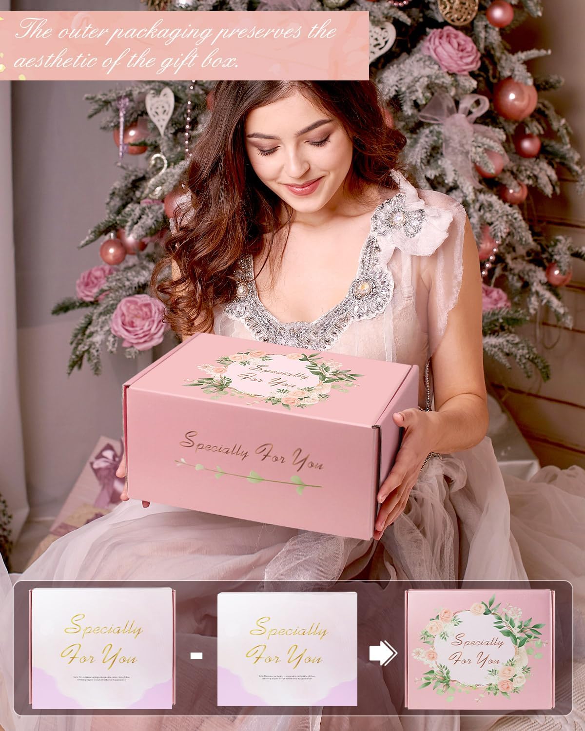 Thumbnail 1 de LIVEHITOP Rose Bath Gift Set, 10 piece