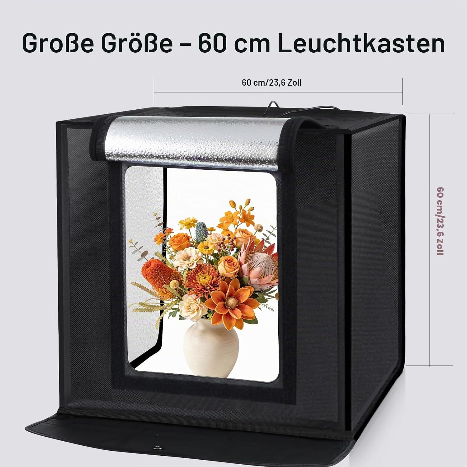 Detalle 2 de PULUZ Fotobox 60 x 60 cm für Produktfotos