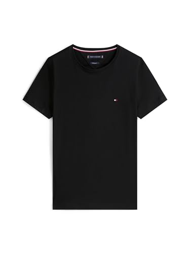 Thumbnail 5 de Tommy Hilfiger Herren T-Shirt Kurzarm Core Stretch Slim Fit – Schwarz, XL