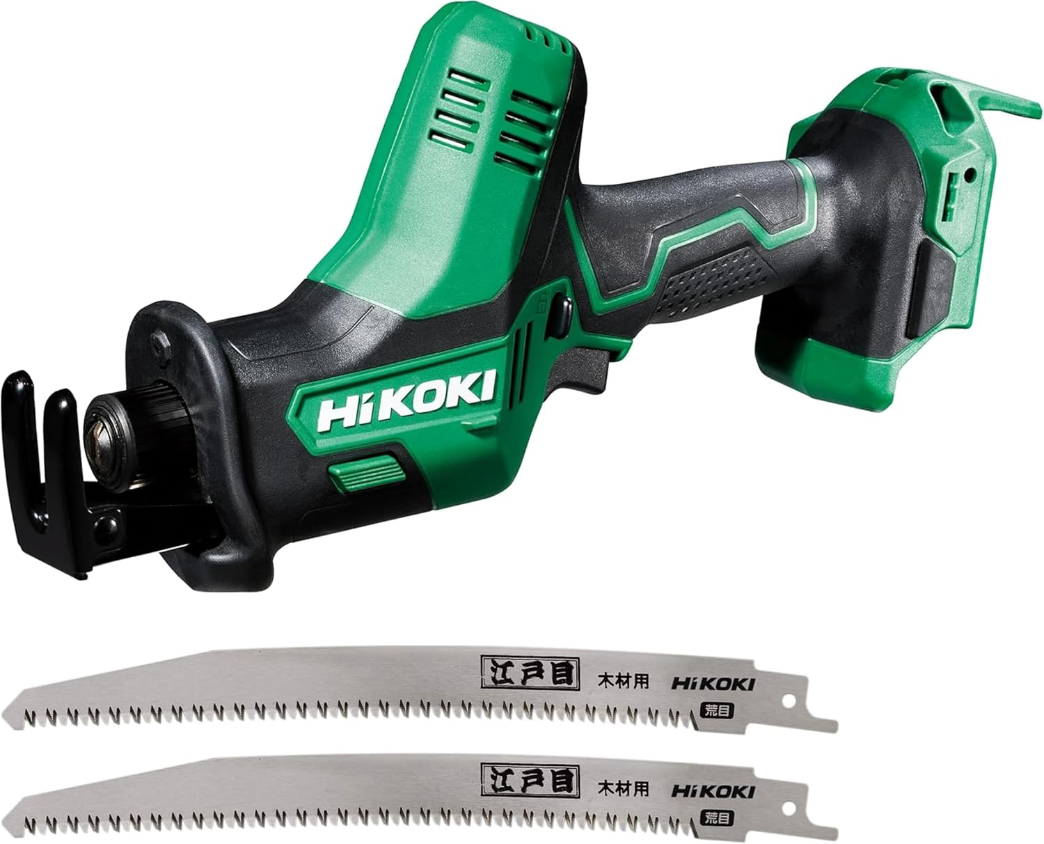 Detalle de HiKOKI CR18DA(NNN) 18V充電式セーバソー 木工用江戸目ブレードセット