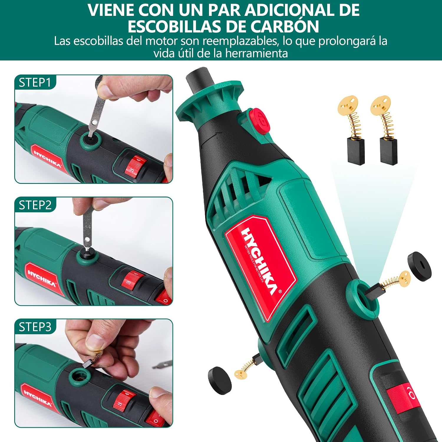 Thumbnail 4 de HYCHIKA 170W Herramienta rotativa 173 piezas