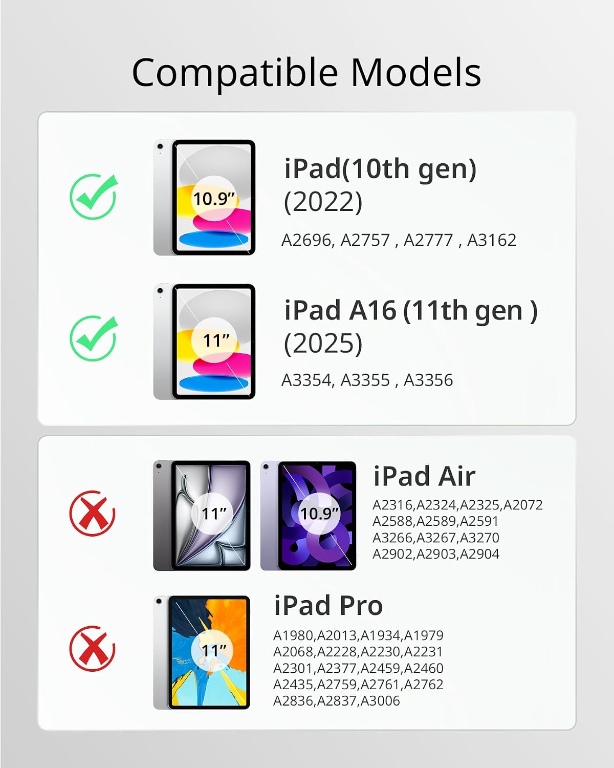 Thumbnail 1 de CACOE iPad A16 case with screen protector