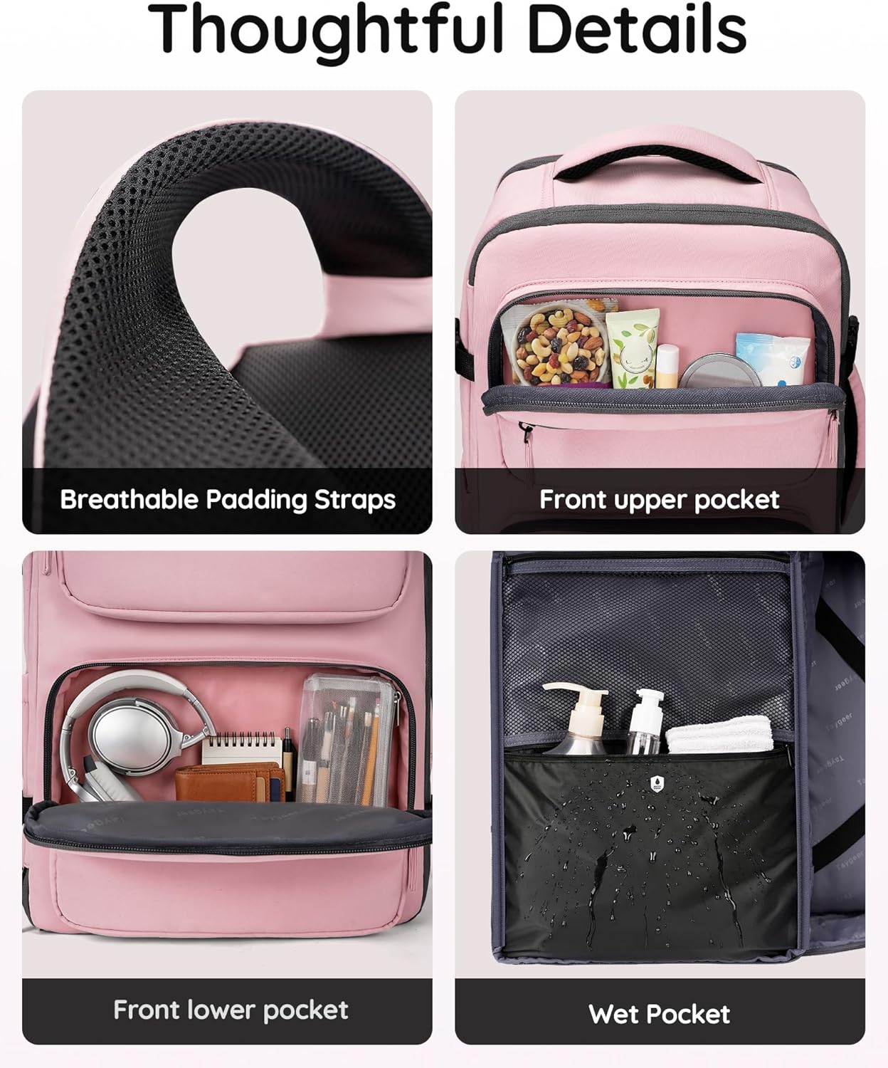 Thumbnail 6 de Taygeer Travel Backpack, 15.6-Inch Laptop Compartment