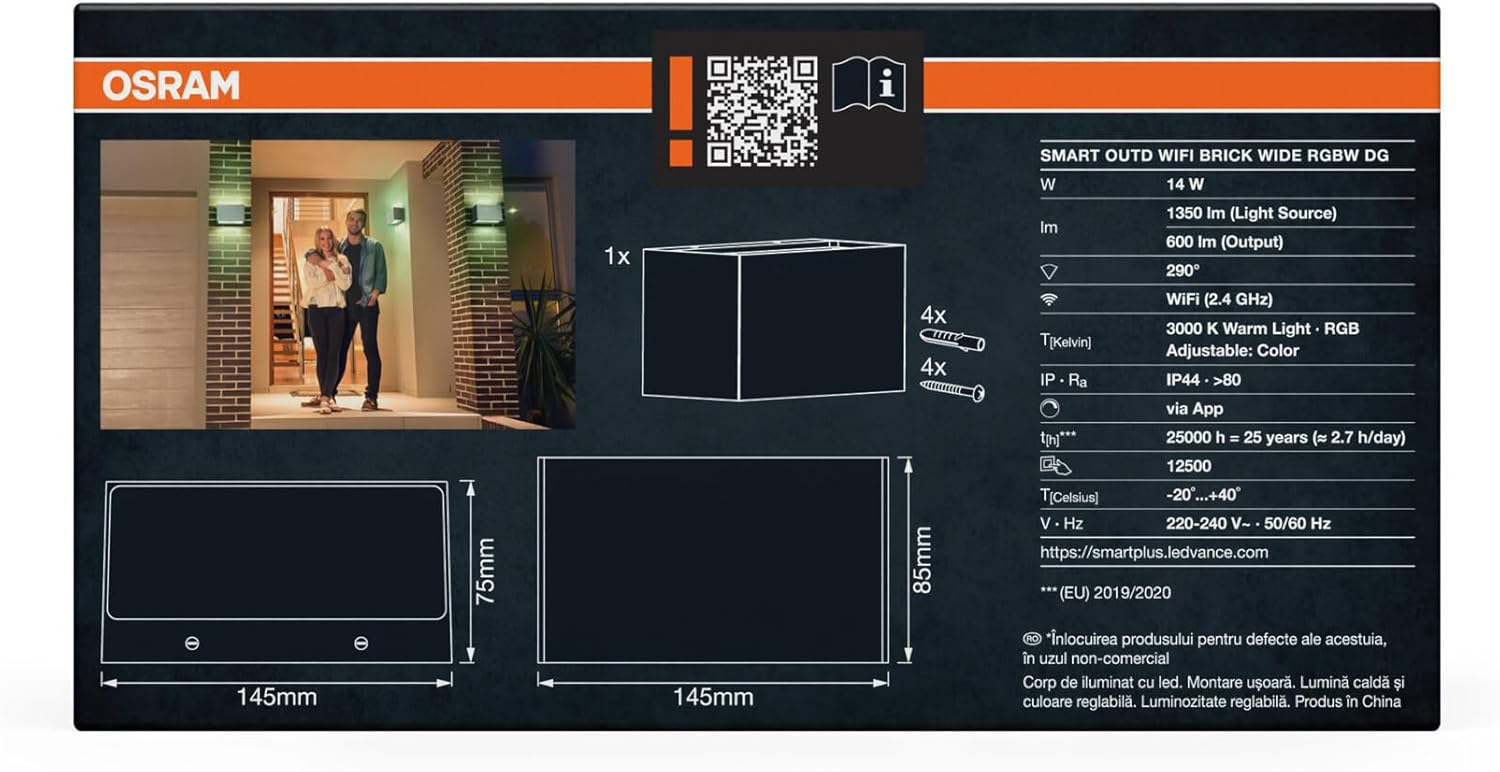Thumbnail 2 de OSRAM SMART+ Brick Applique 14W